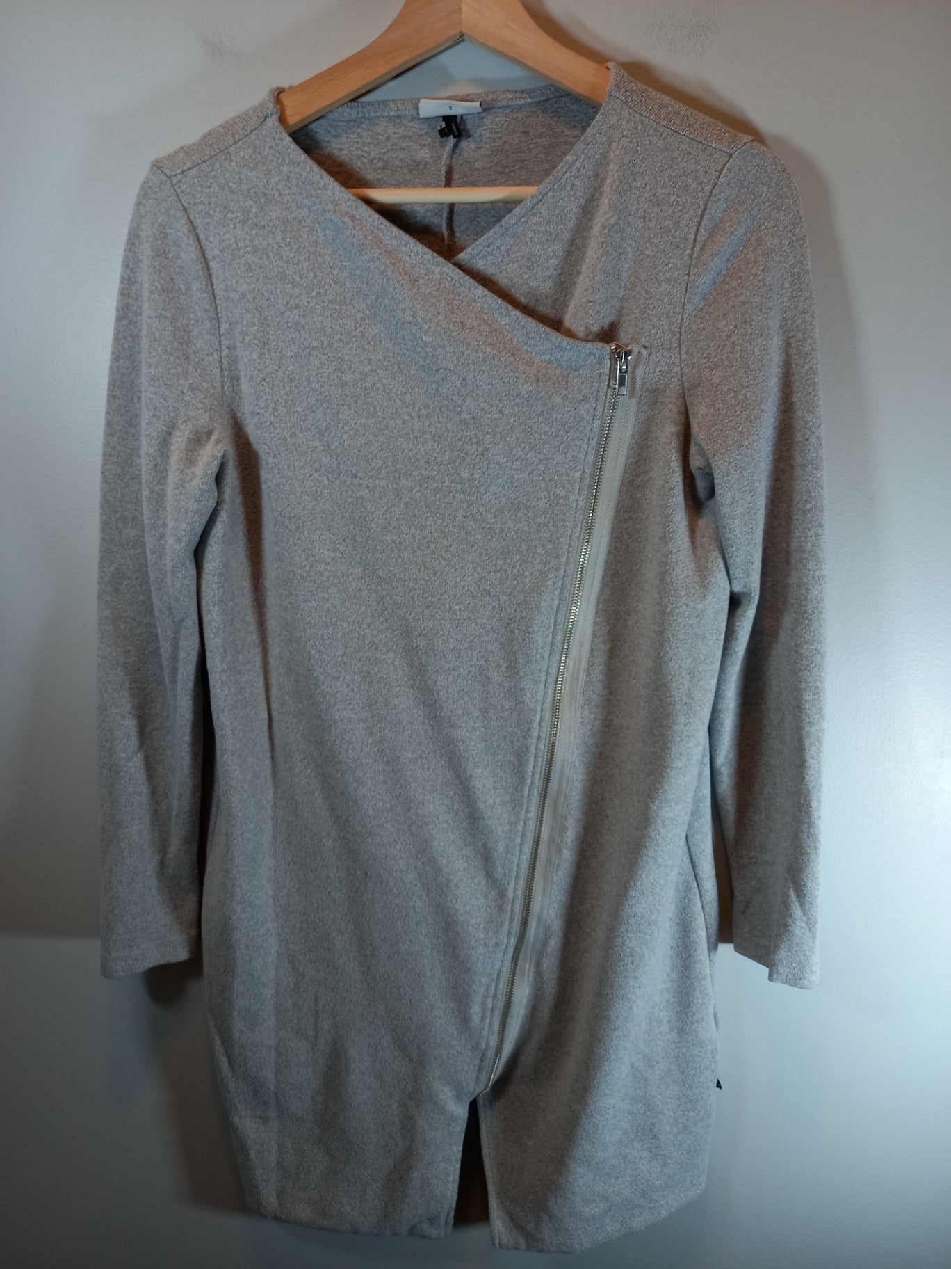 Noisy May grey zip up - Small