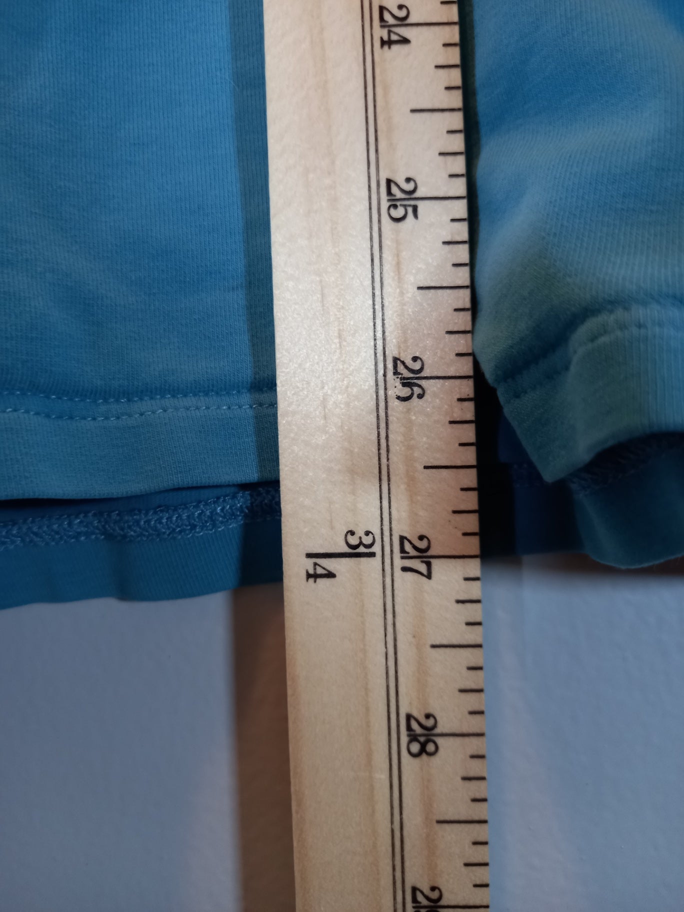 No label teal long-sleeve - appears 3XL/4XL (Minor flaw)