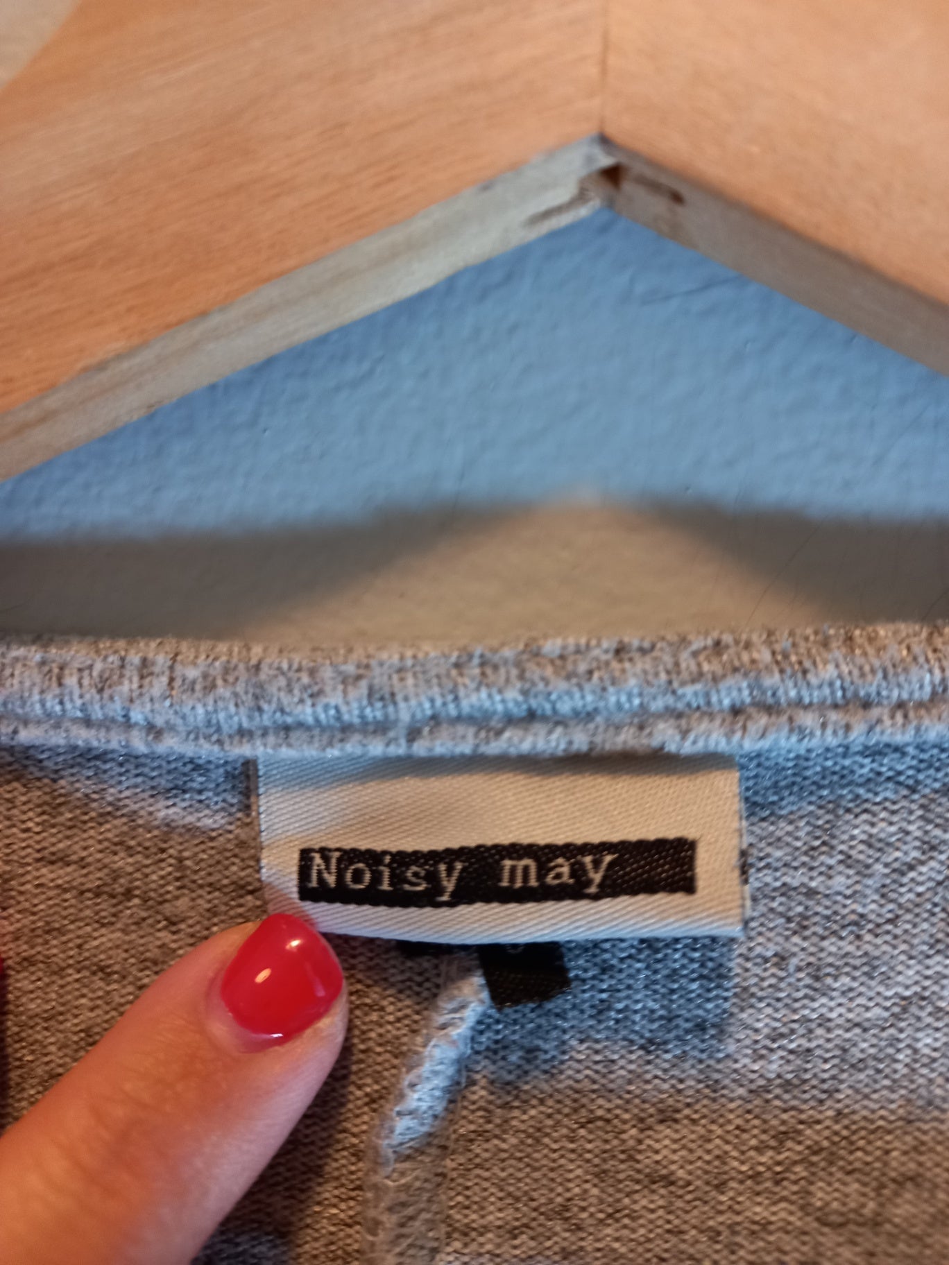 Noisy May grey zip up - Small