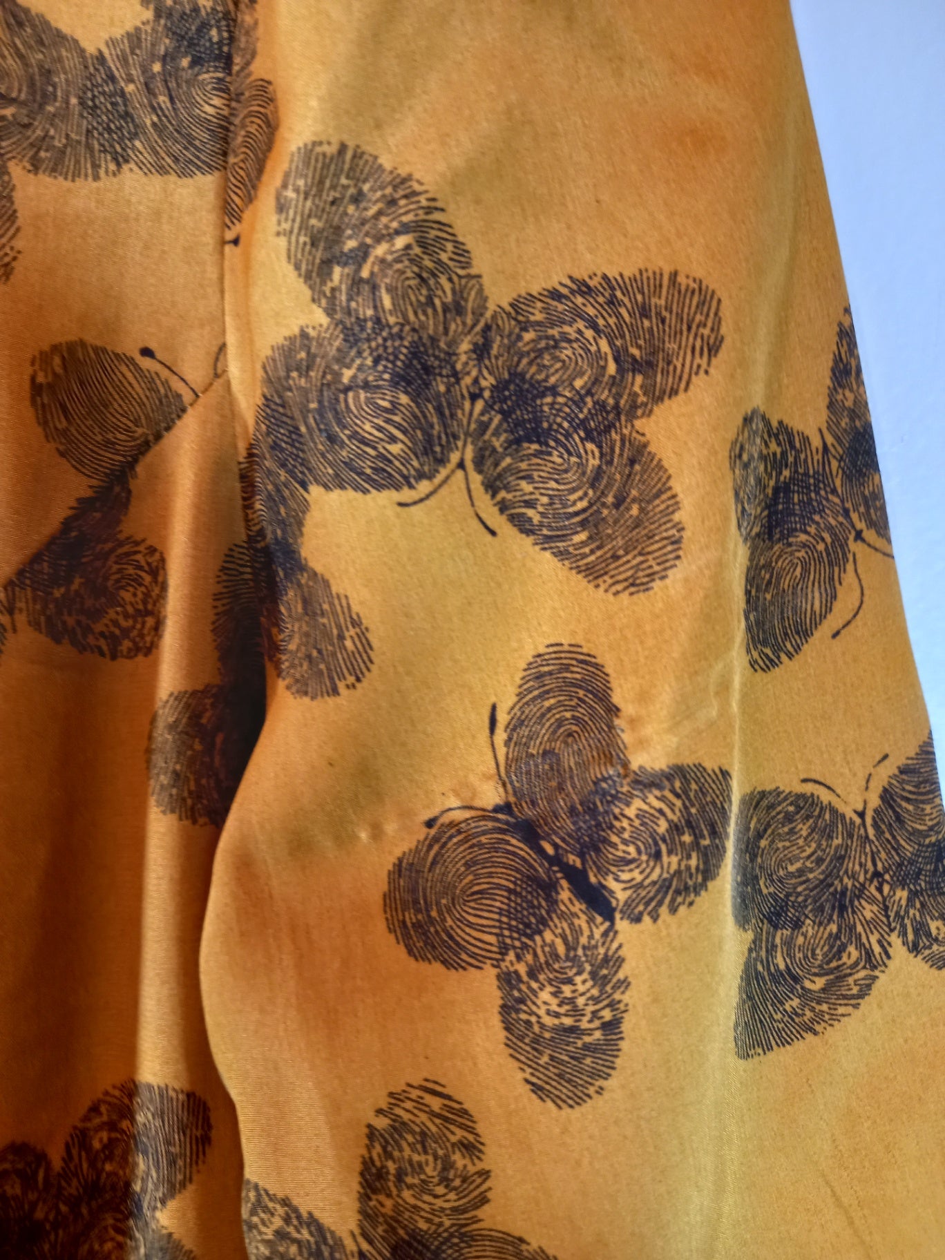 Boohoo mustard 3/4 sleeve dress - SZ 4 (Minor Flaw)