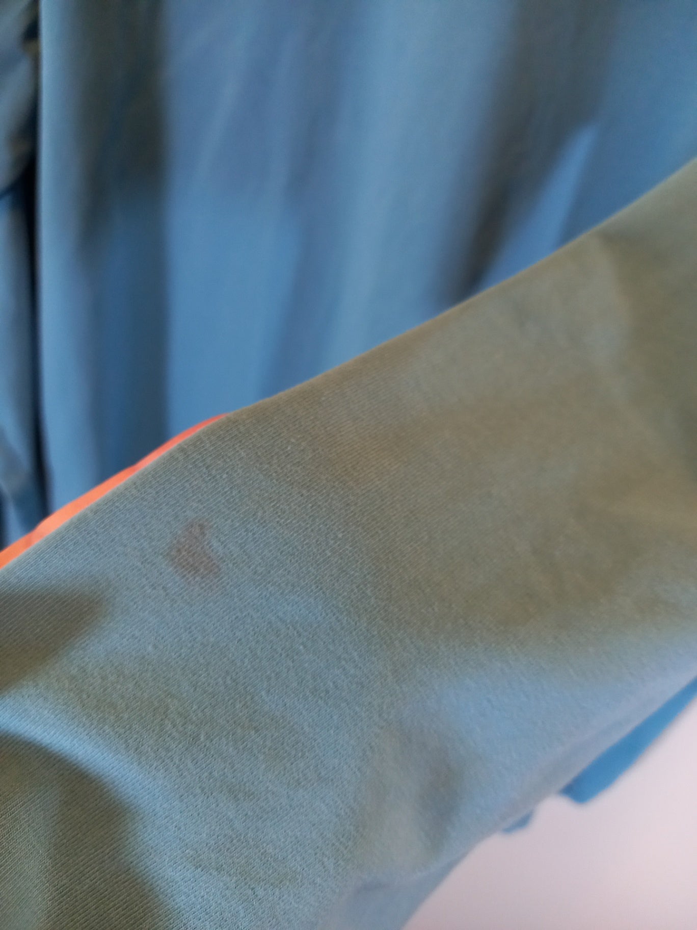 No label teal long-sleeve - appears 3XL/4XL (Minor flaw)