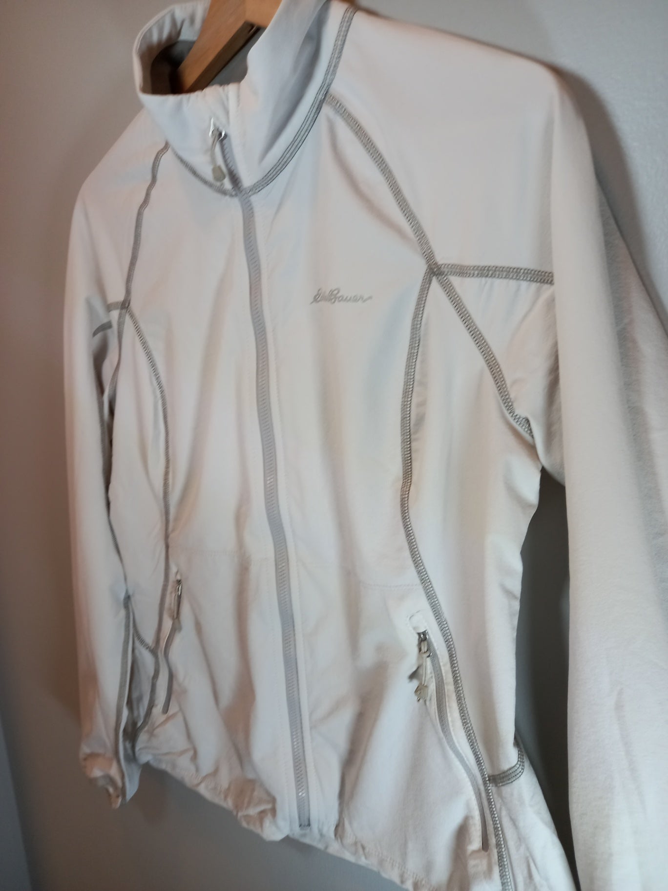 Eddie Bauer white lightweight jacket - Small