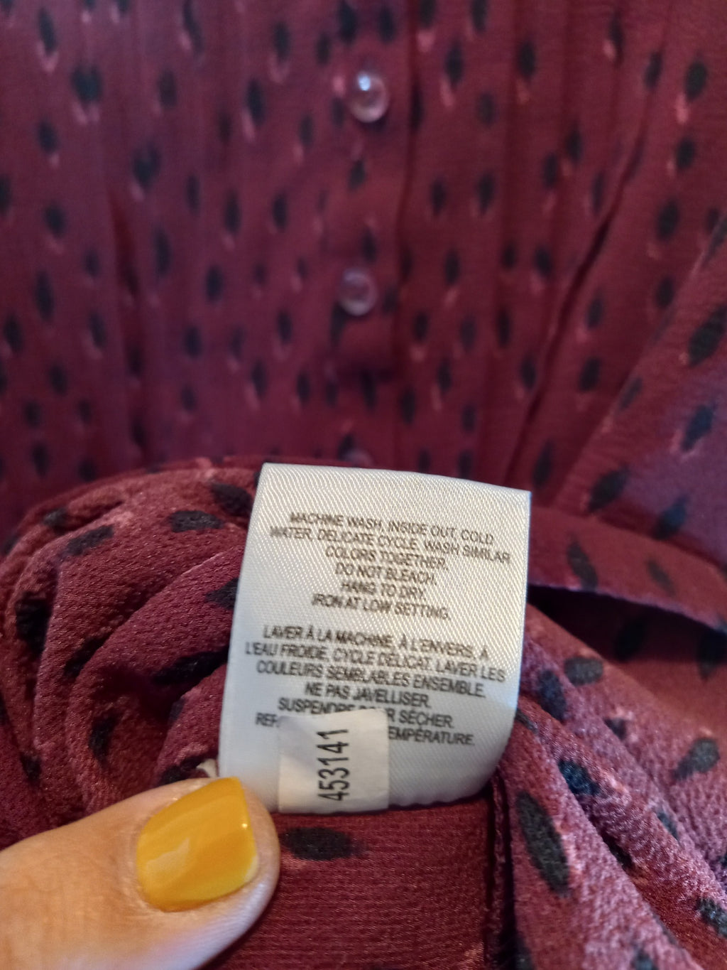 In Every Story maroon blouse - SZ 4XL