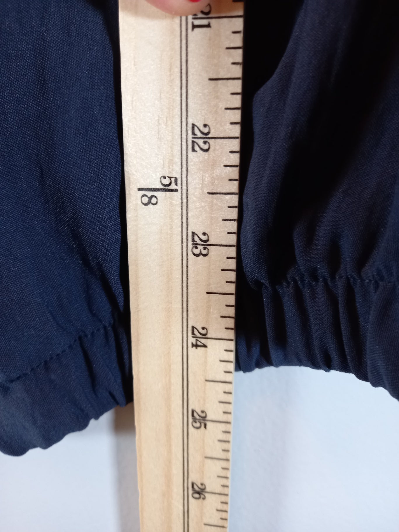 NWT Dex navy sleeveless blouse - XL