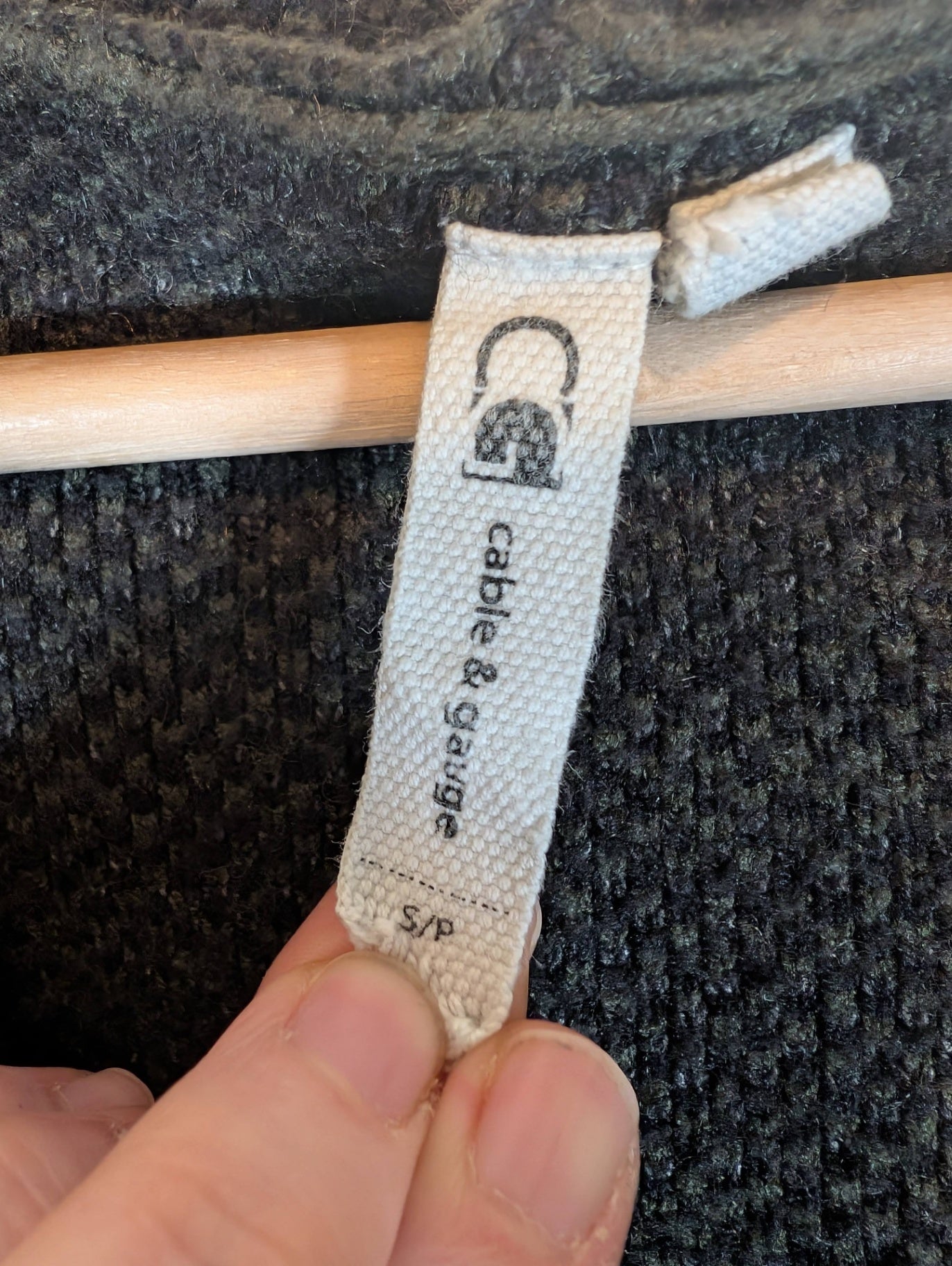 Cable & Gauge camo cardigan - Small