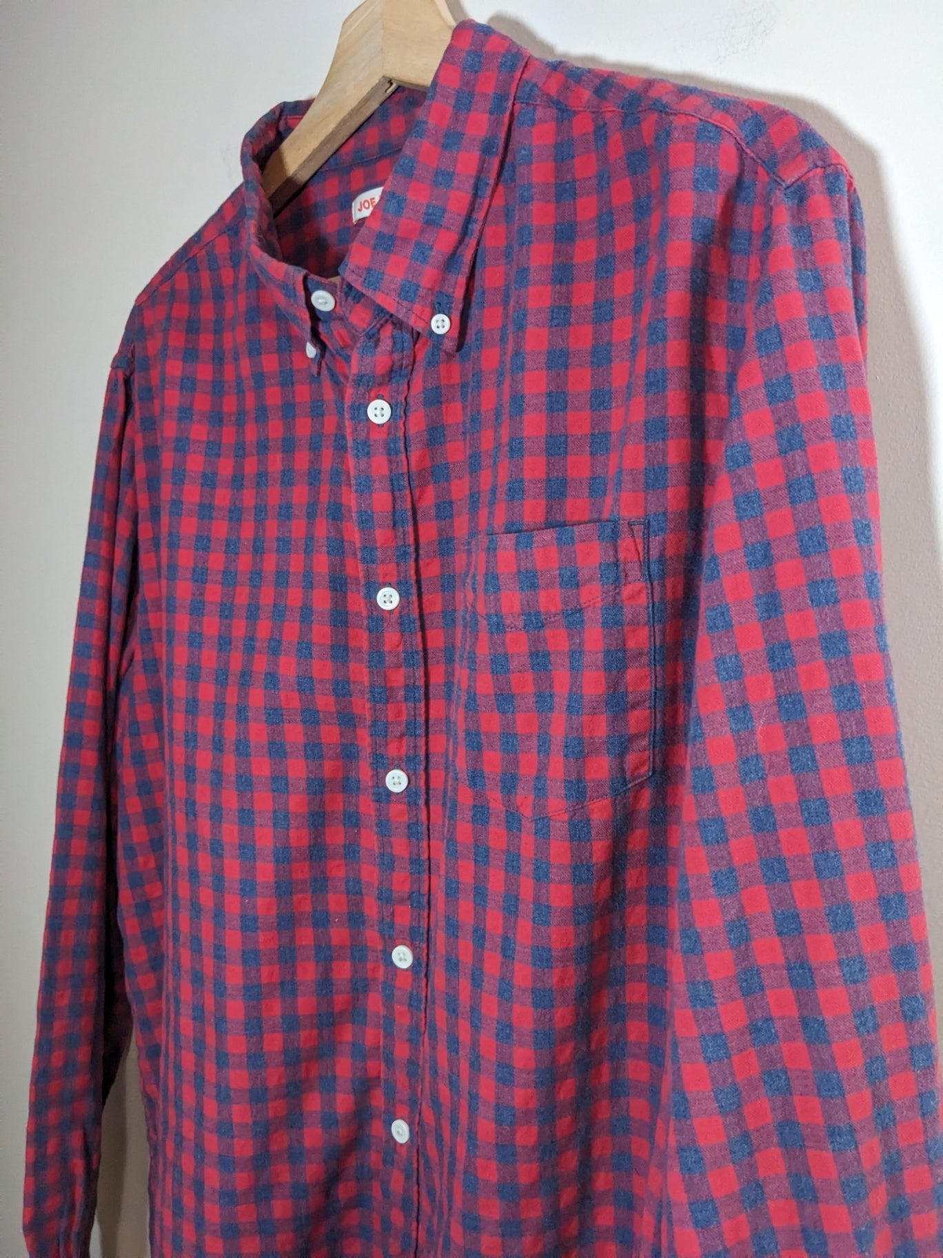Joe fresh flannel classic fit button down - Large