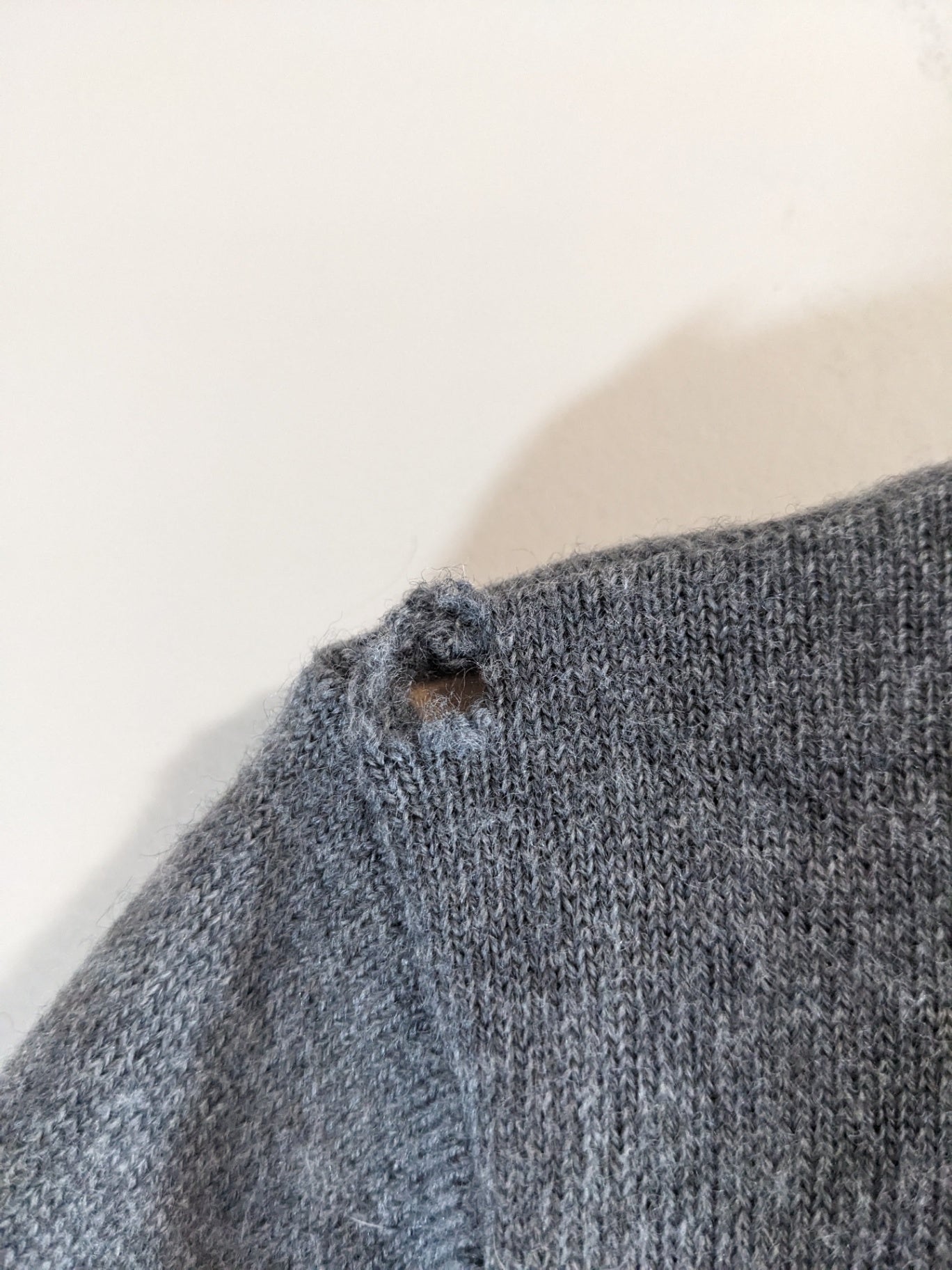 Black Brown knit long-sleeve - Men's Medium (Minor Flaw)