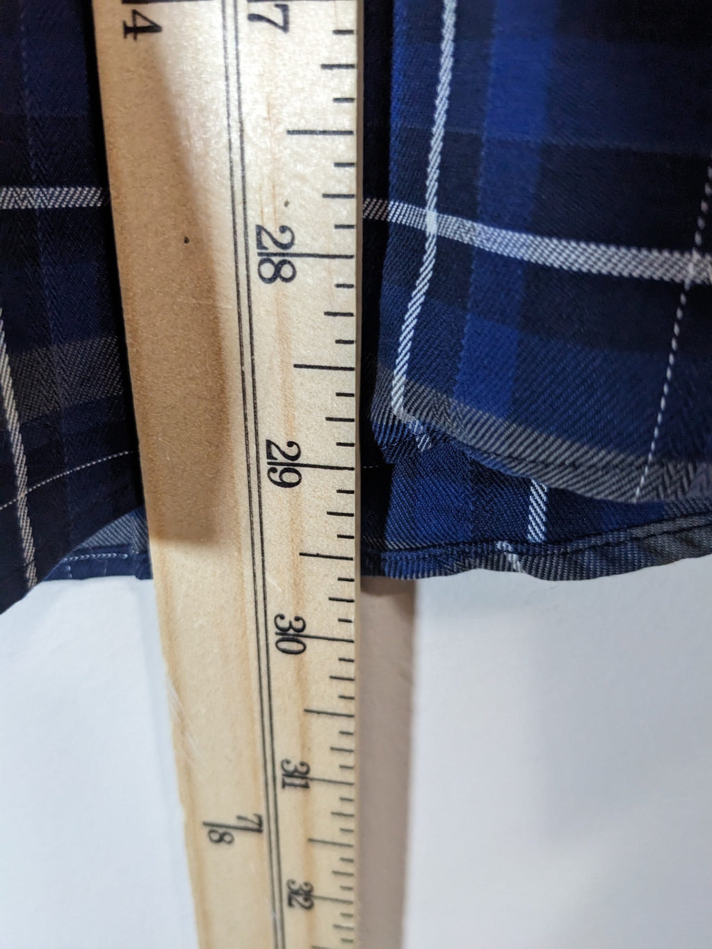 Denver Hayes plaid button down - Medium
