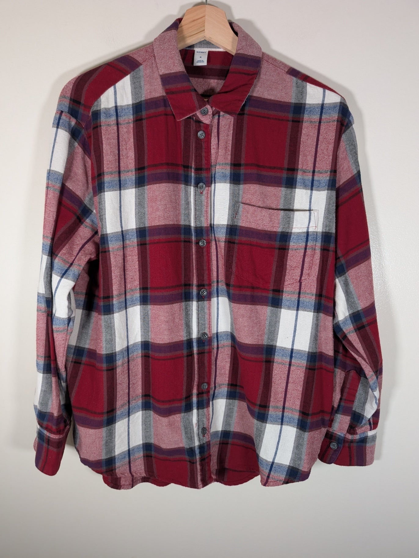 Old Navy red plaid - Medium