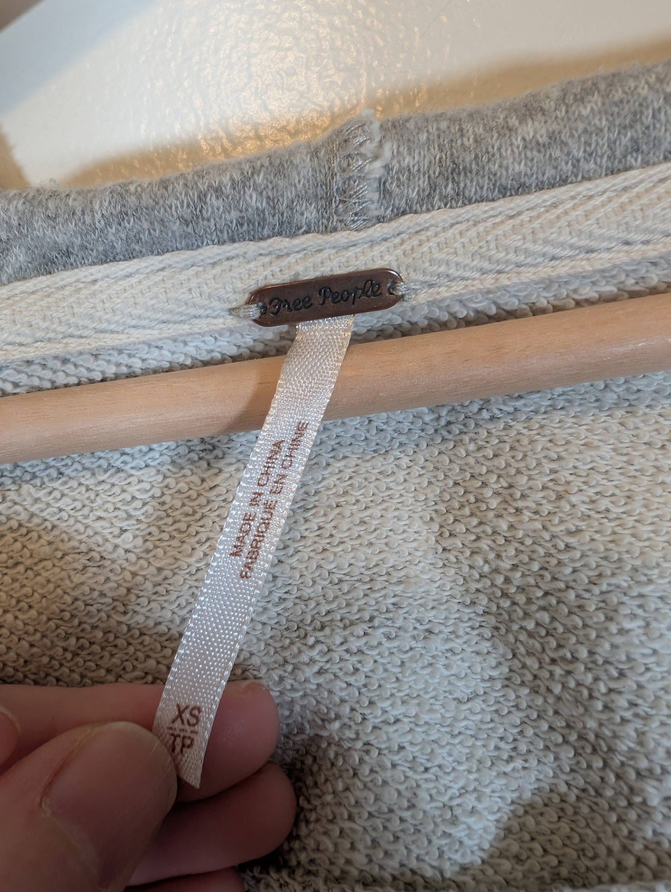 Free People Hoodie - X-Small (pilling)