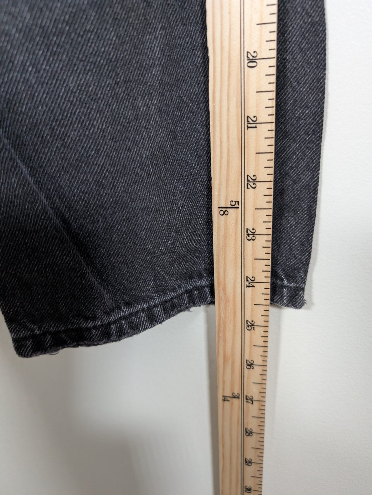 &Denim boyfriend low rise black jeans - SZ 8
