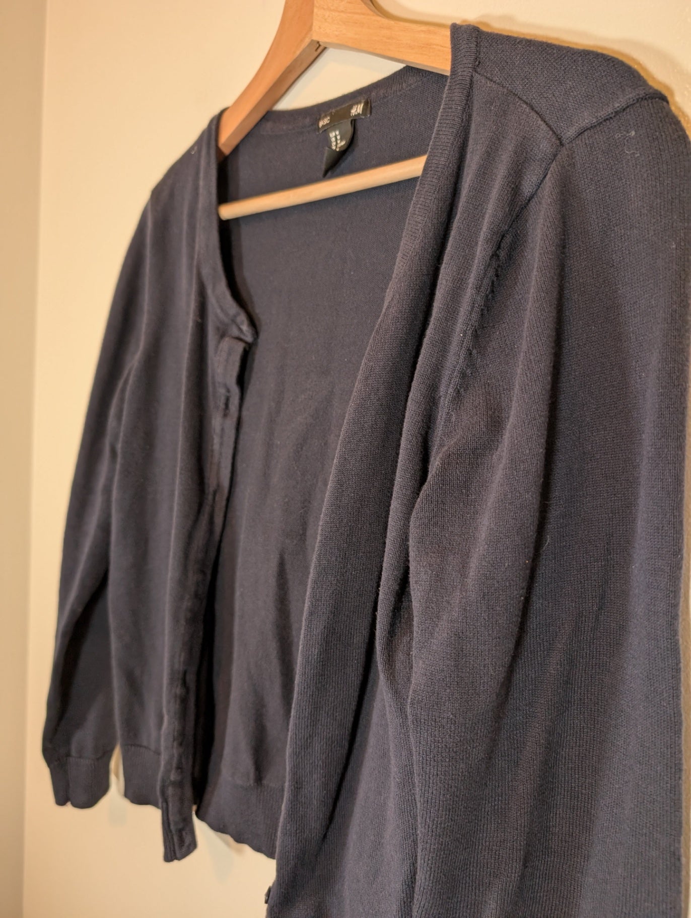 H&M basic navy cardigan - Medium