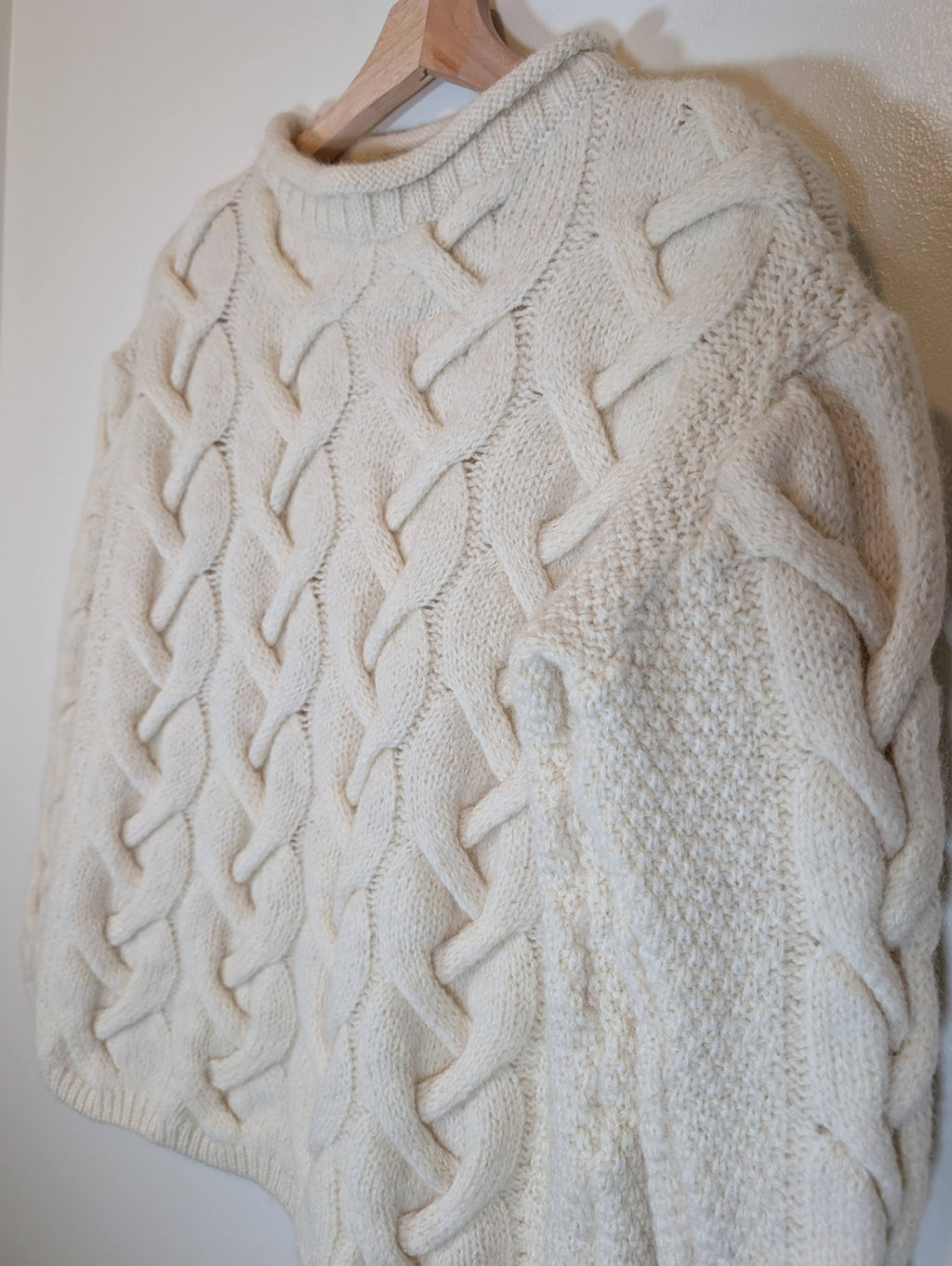 British Wool sweater - Medium (was shrunk)