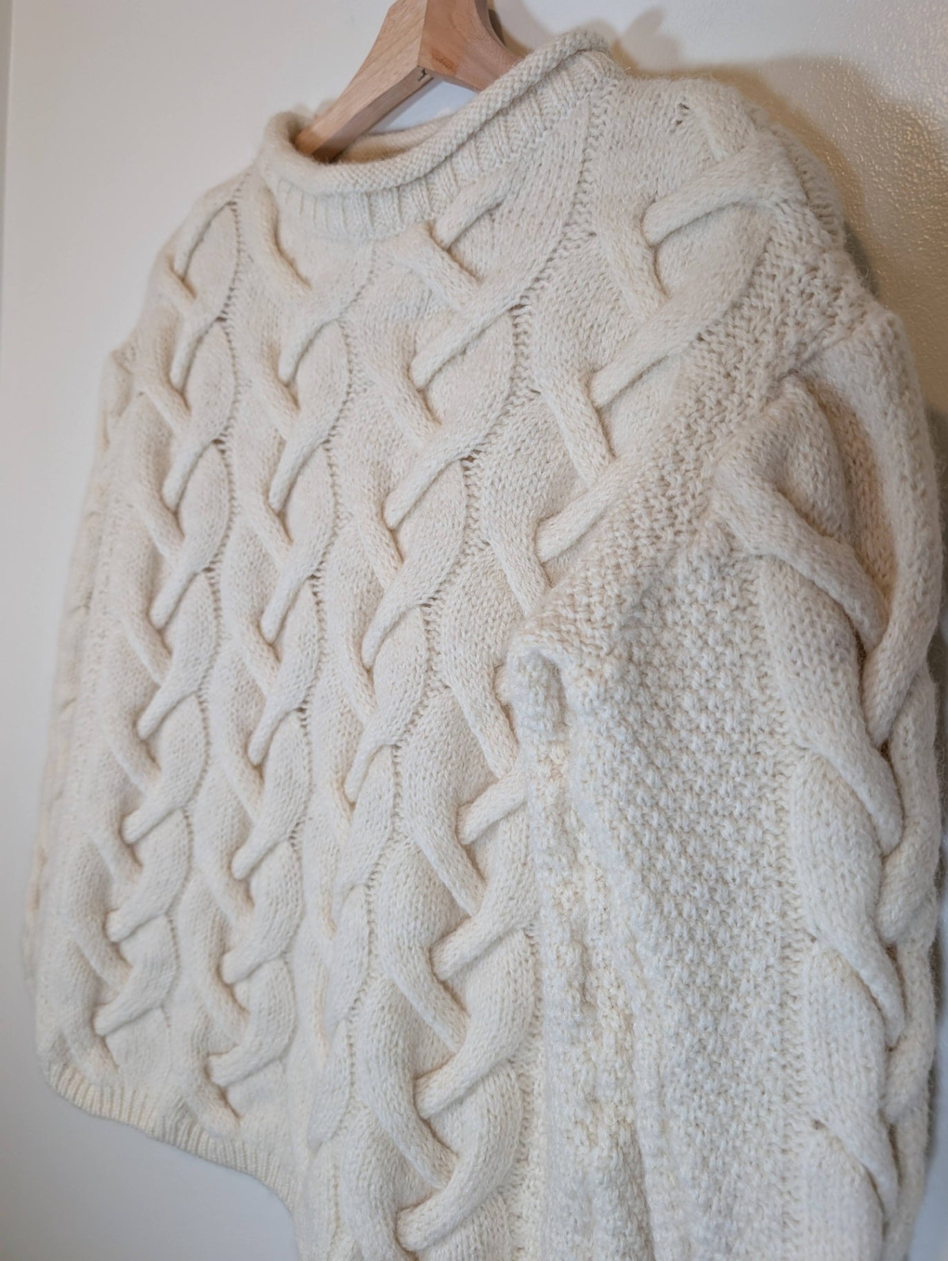 British Wool sweater - Medium (was shrunk)