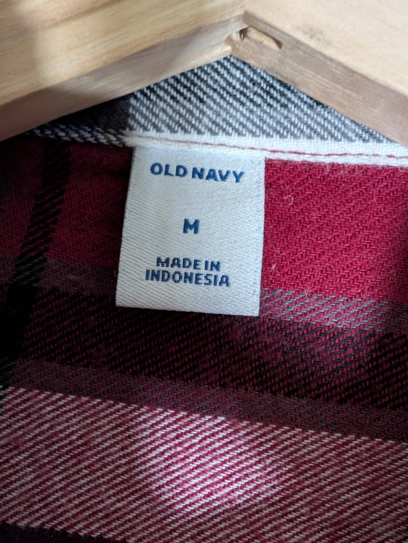 Old Navy red plaid - Medium