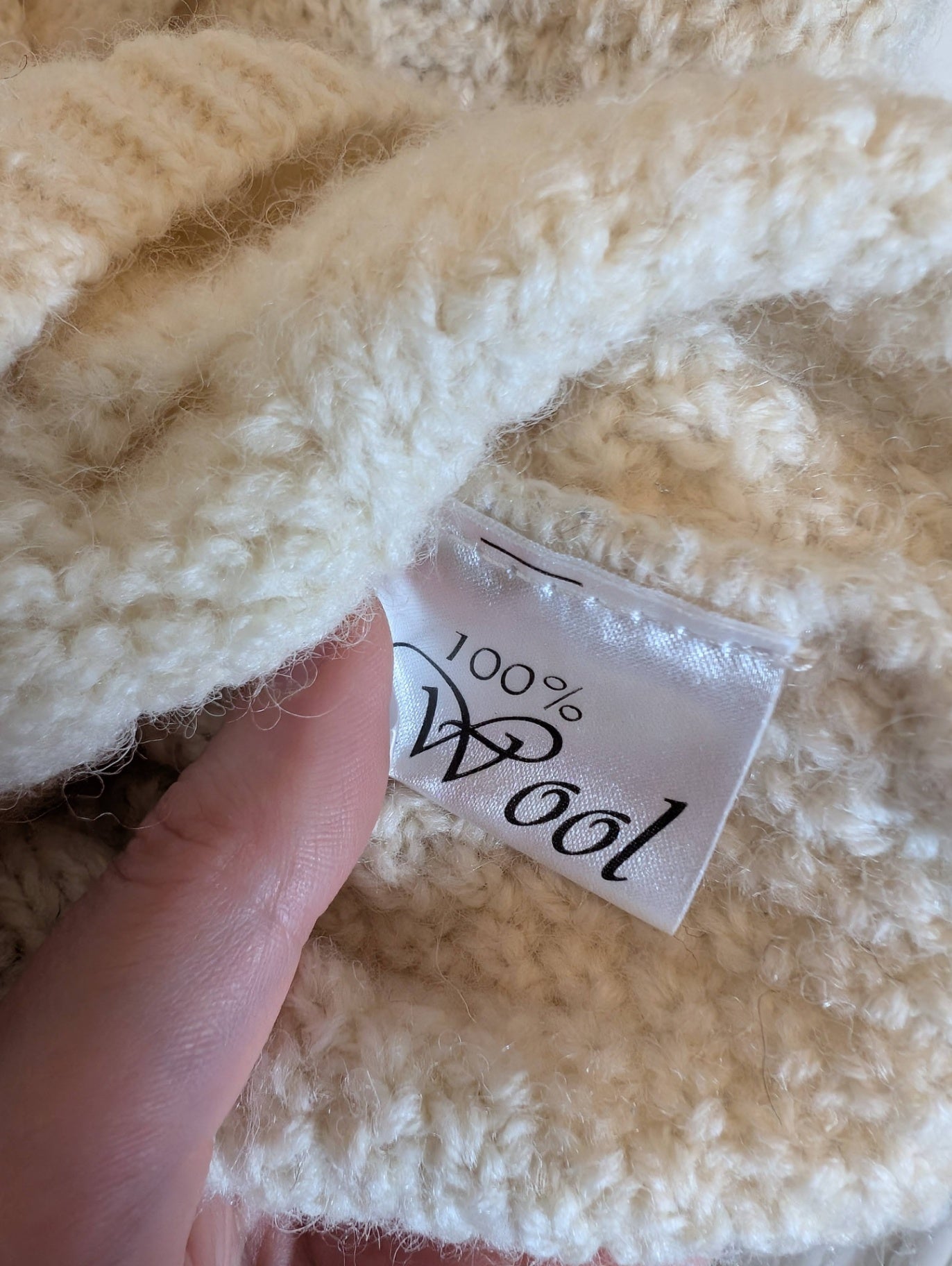 British Wool sweater - Medium (was shrunk)