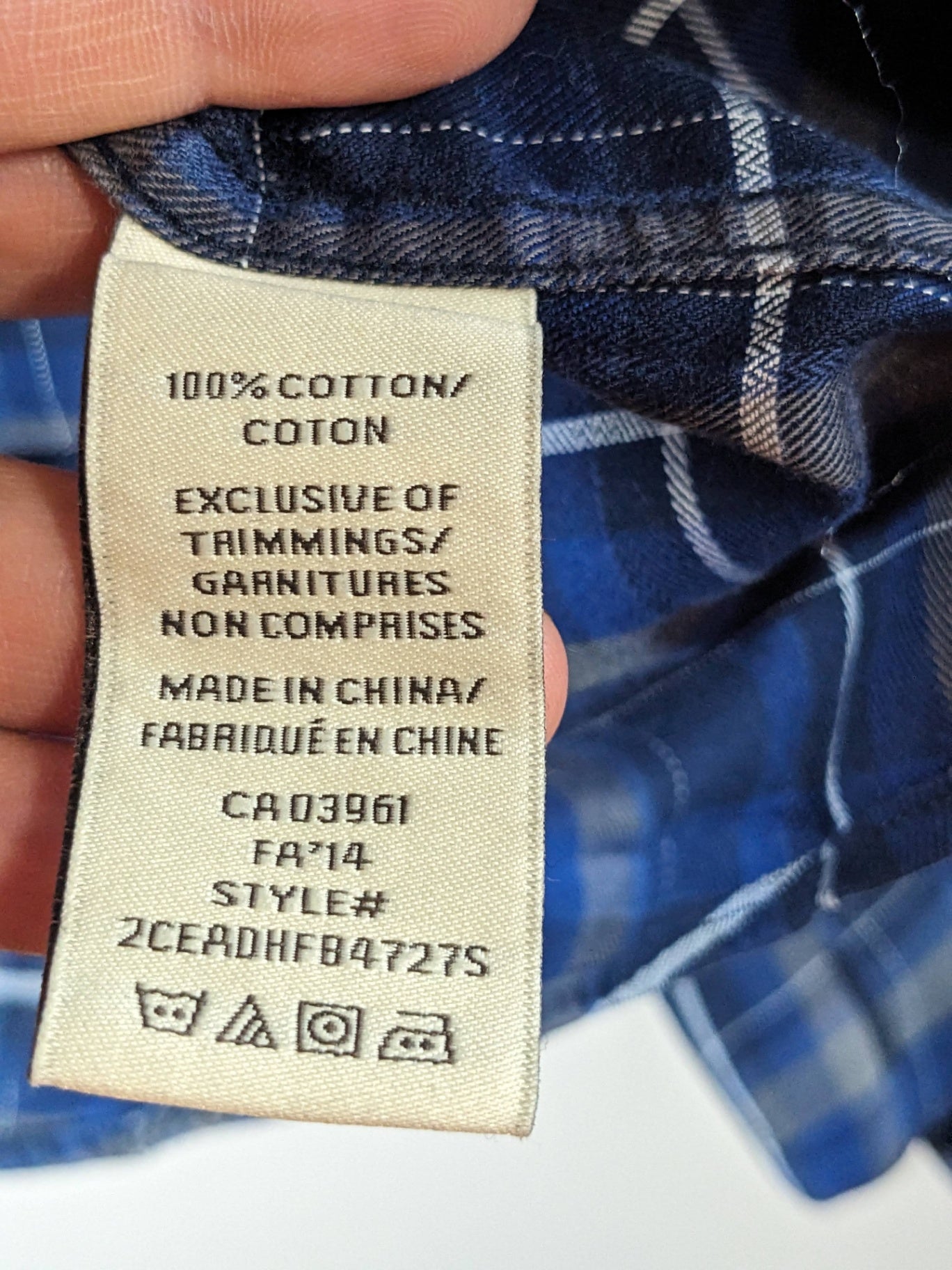 Denver Hayes plaid button down - Medium