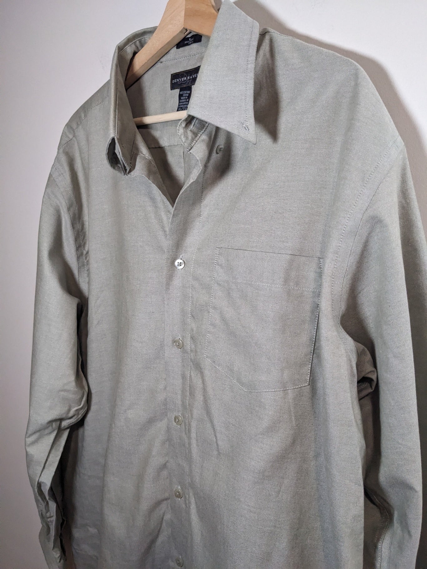 Denver Hayes men's beige button down - X-Large