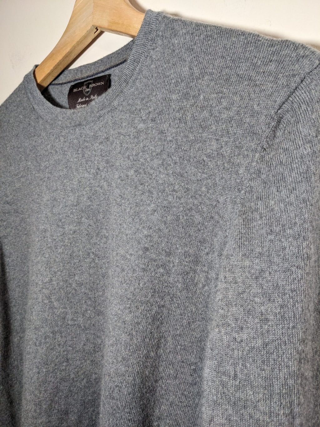 Black Brown knit long-sleeve - Men's Medium (Minor Flaw)
