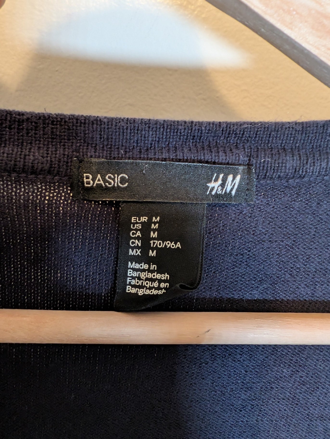 H&M basic navy cardigan - Medium