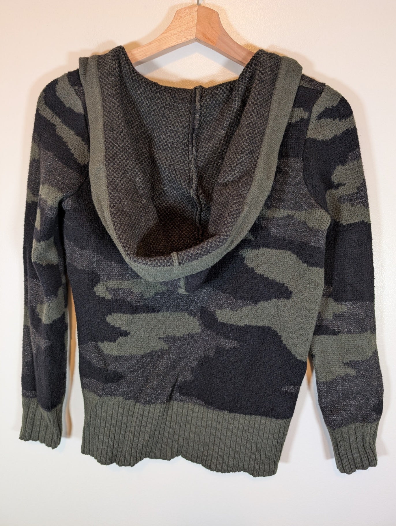 Cable & Gauge camo cardigan - Small