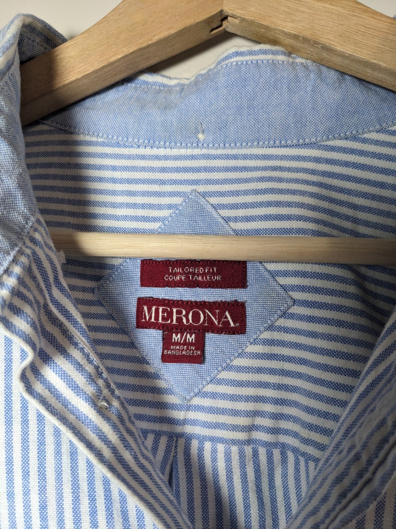 Merona striped dress shirt - Men's Medium (Minor Flaw)