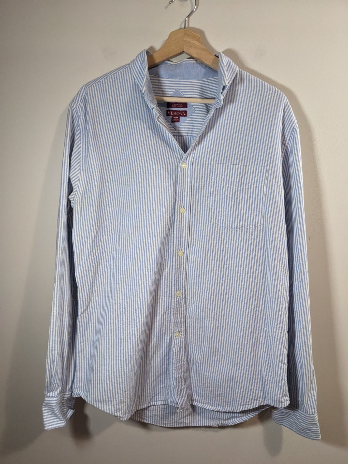 Merona striped dress shirt - Men's Medium (Minor Flaw)
