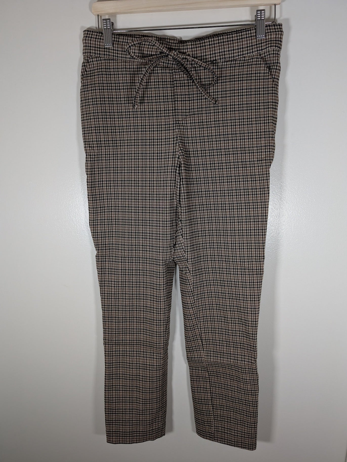 Jules & Leopold brown checkered pants - Medium