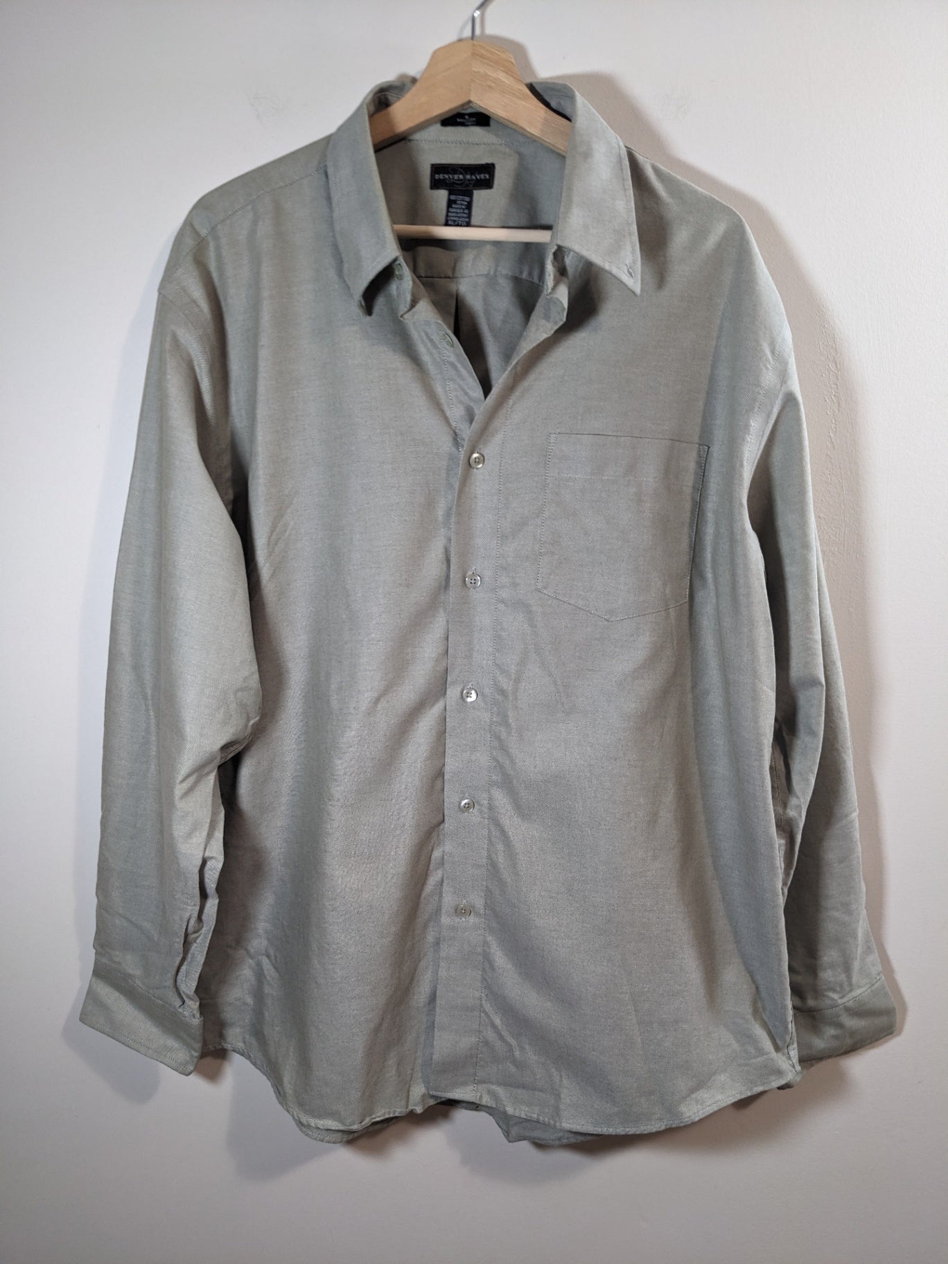 Denver Hayes men's beige button down - X-Large