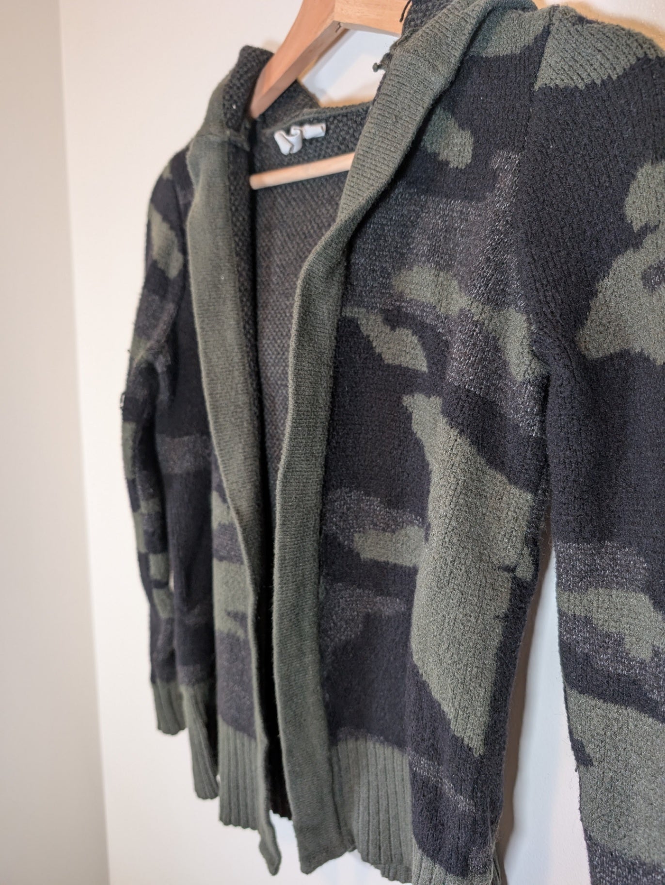 Cable & Gauge camo cardigan - Small