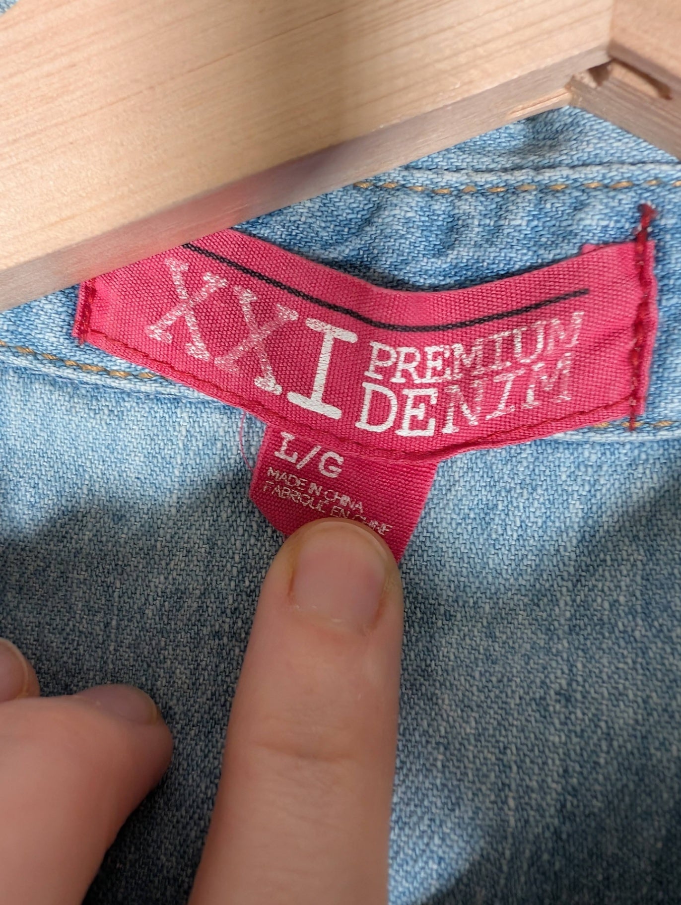 Forever 21 denim Shirt - Large