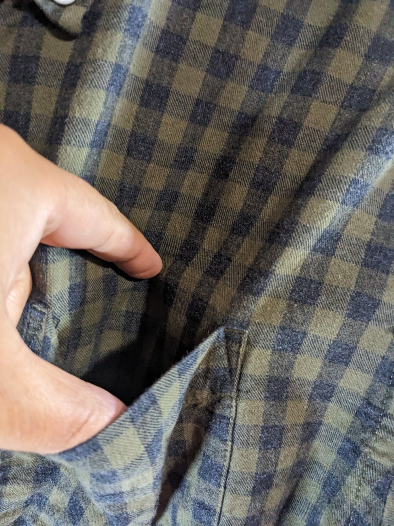 Joe fresh flannel button up shirt- Large