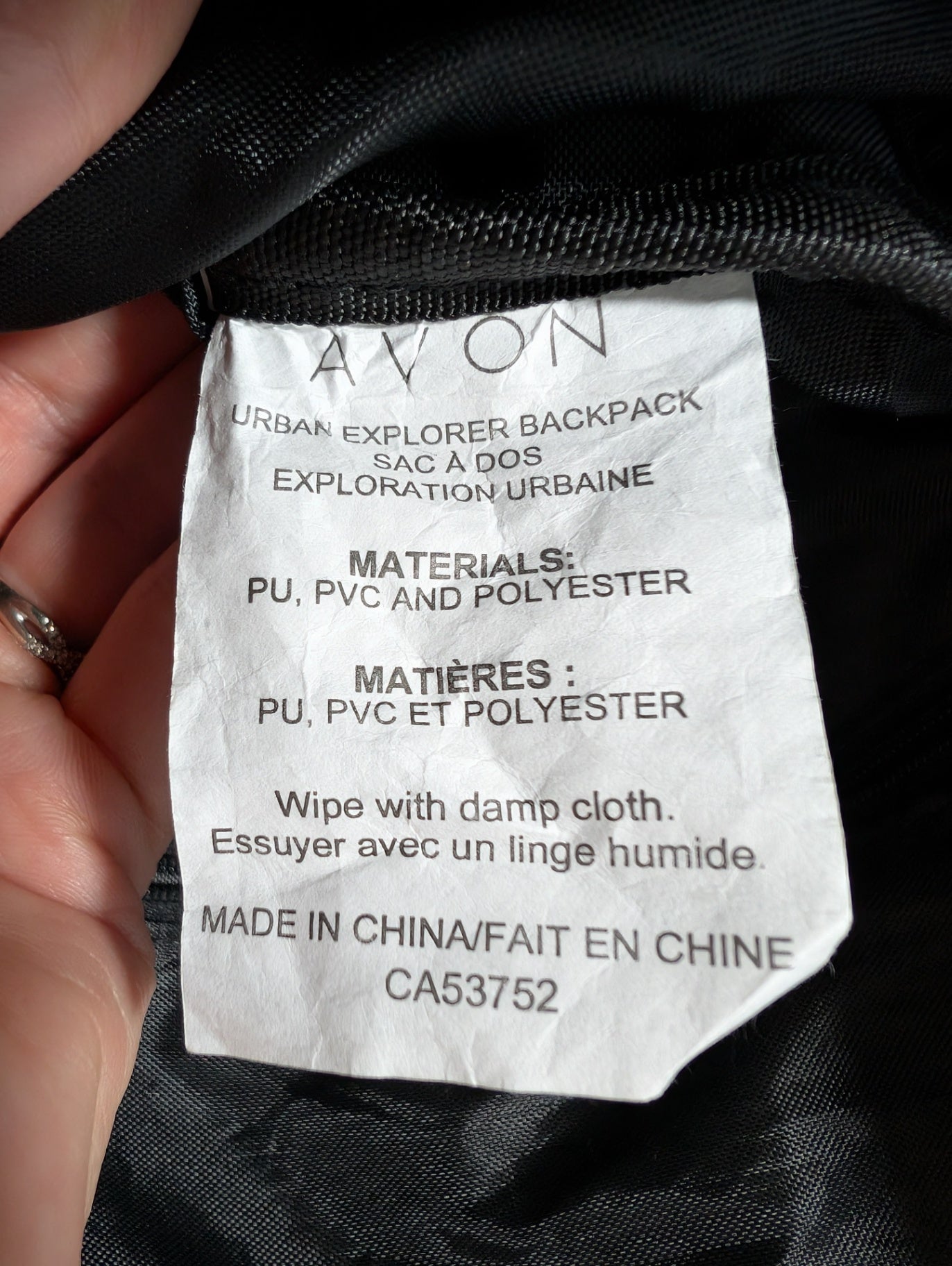 Avon mini backpack
