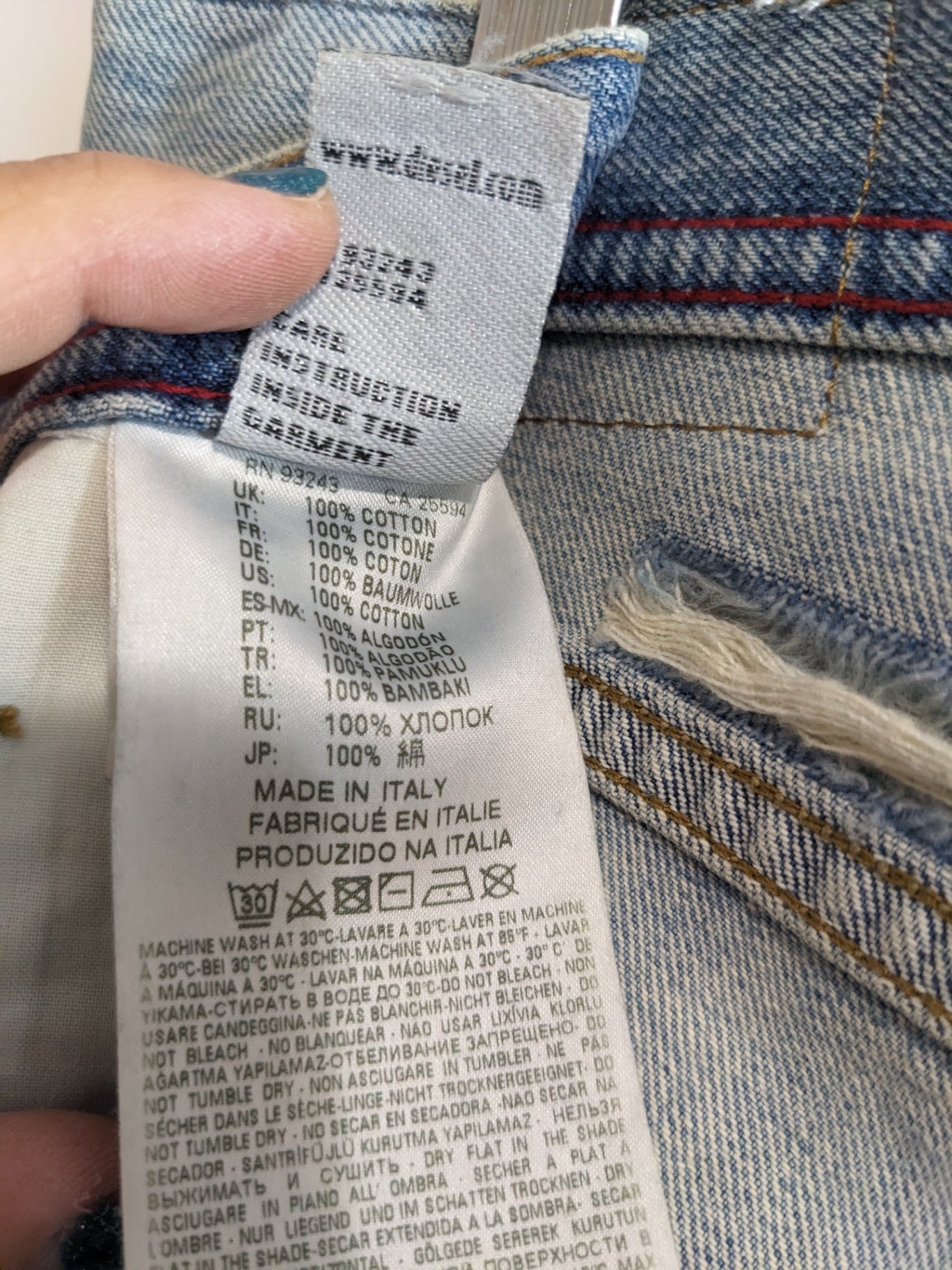 Diesel Dagh men's regular straight jeans - 32x32