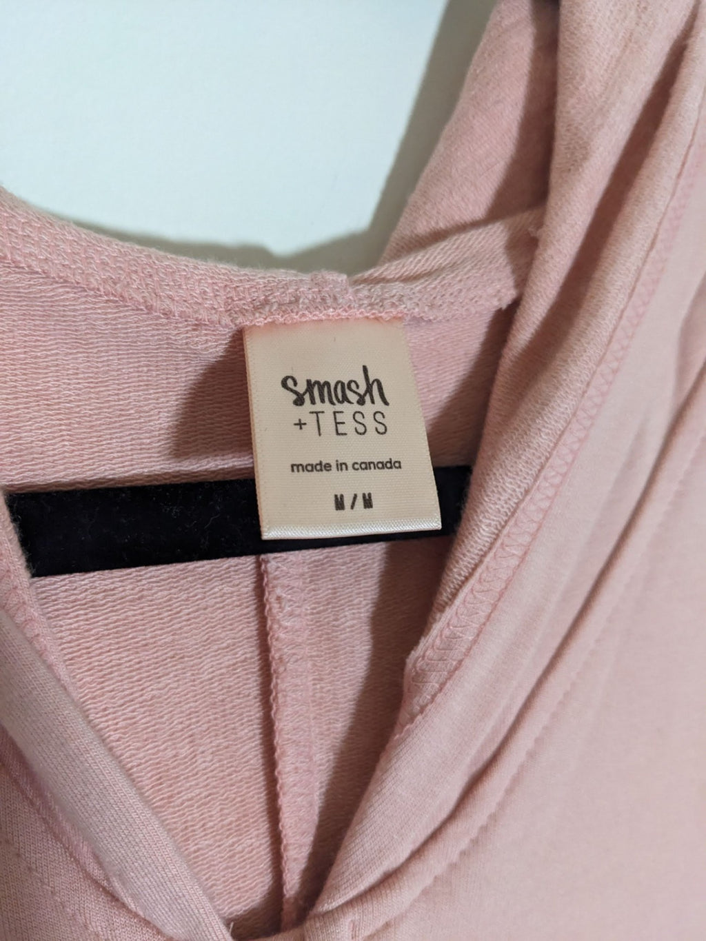 Smash+Tess pink sweatshirt jumpsuit - Medium (Minor Flaw)