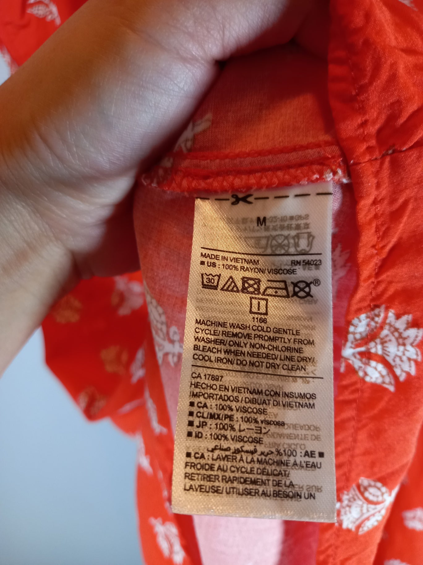 Old Navy orange dress - Medium