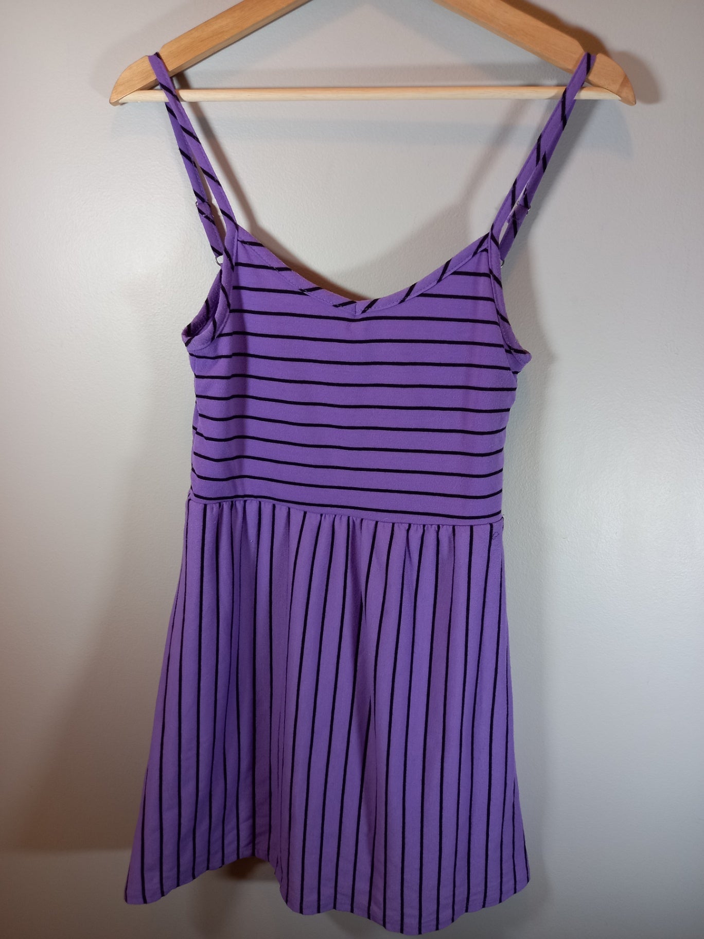 Volcom purple striped dress - Small