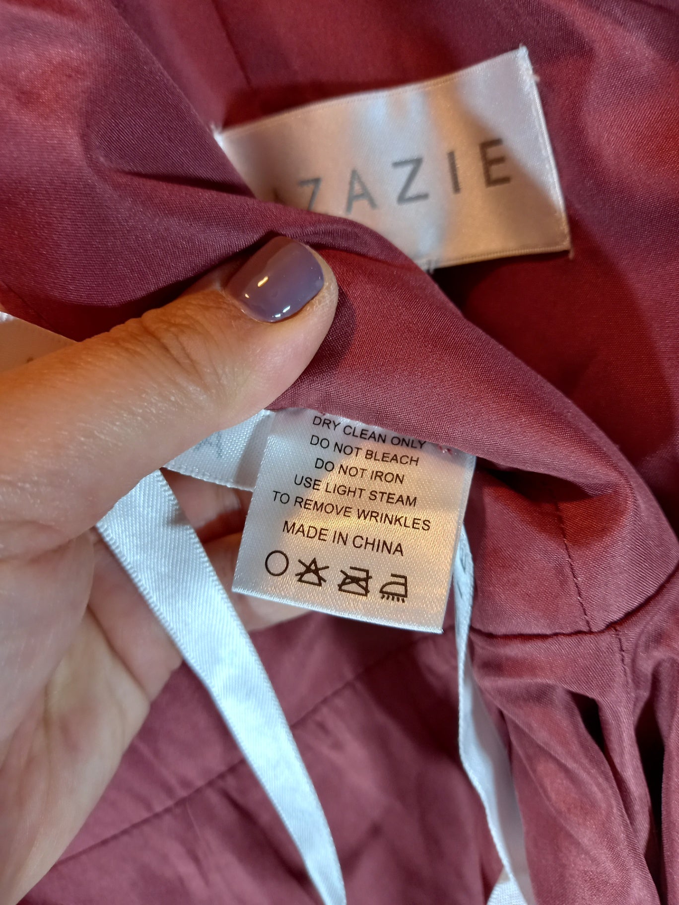 NWT Azazie a-line chiffon formal dress - SZ 10