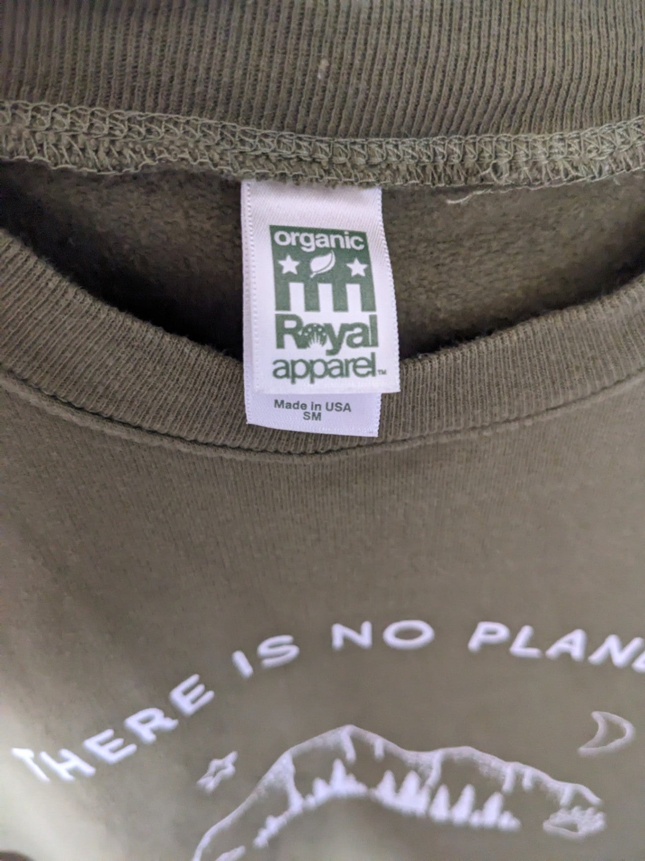 Organic Royal Apparel sweatshirt - Small