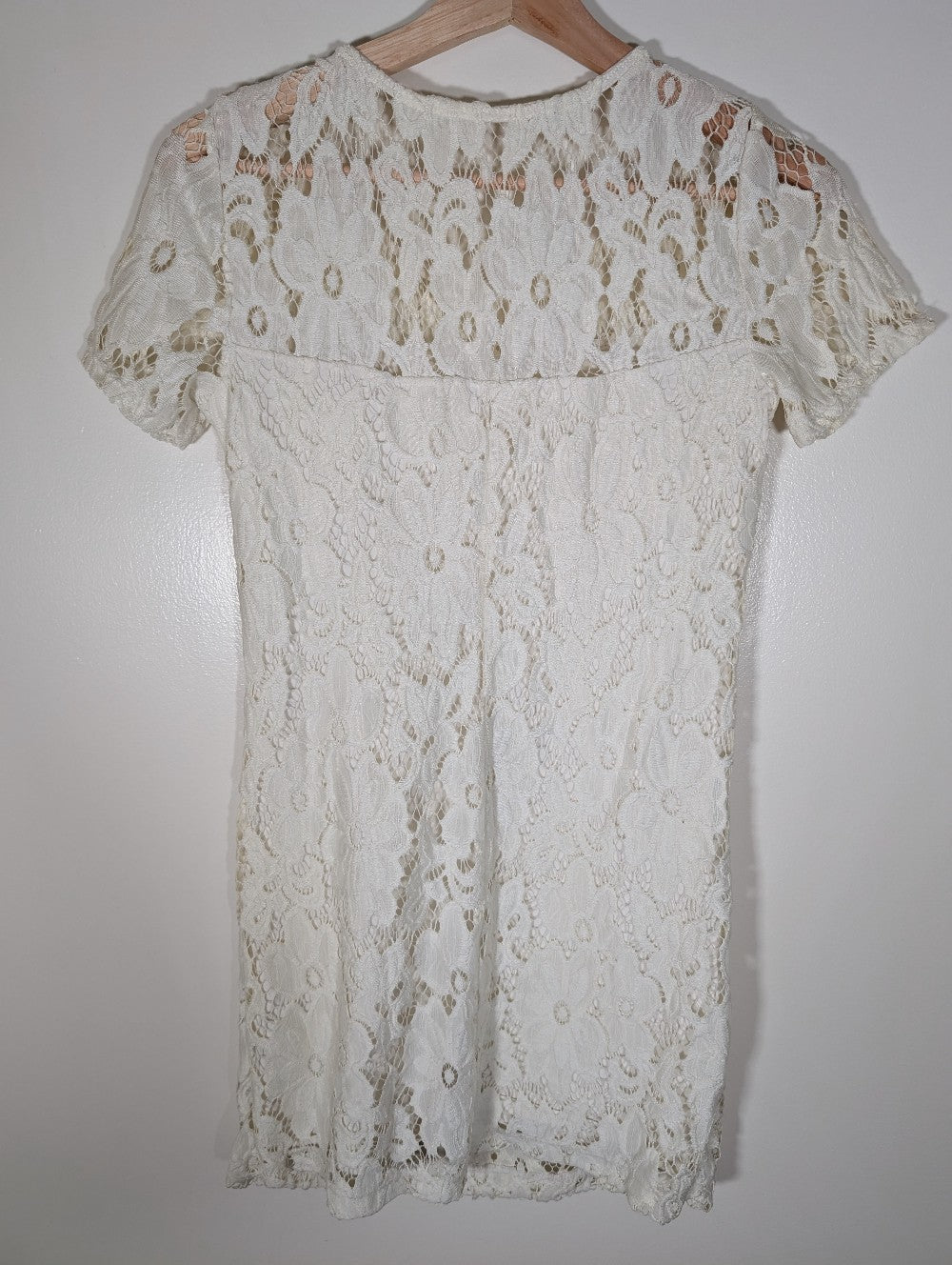Hollister floral lace dress - small