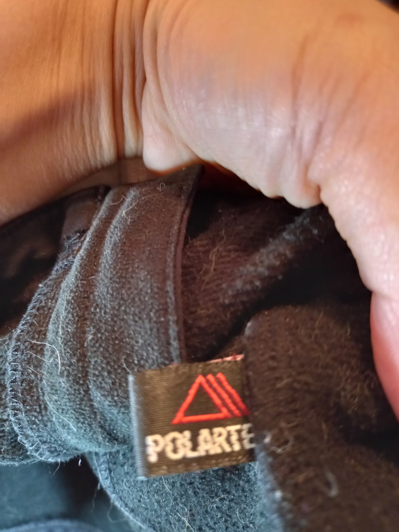 MEC Polartec black soft shell jacket - appears small