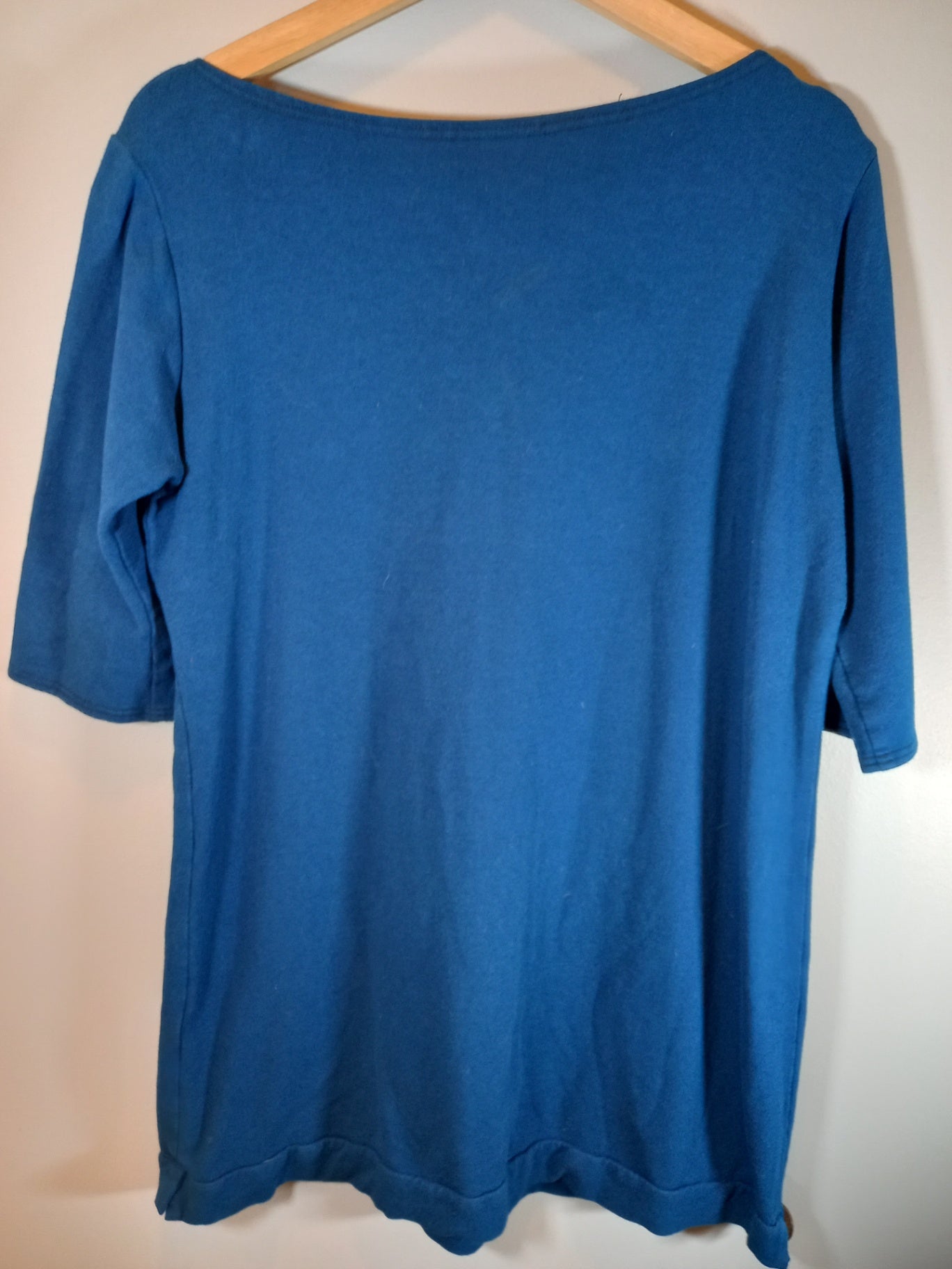 No label bamboo-blend blouse - appears XL