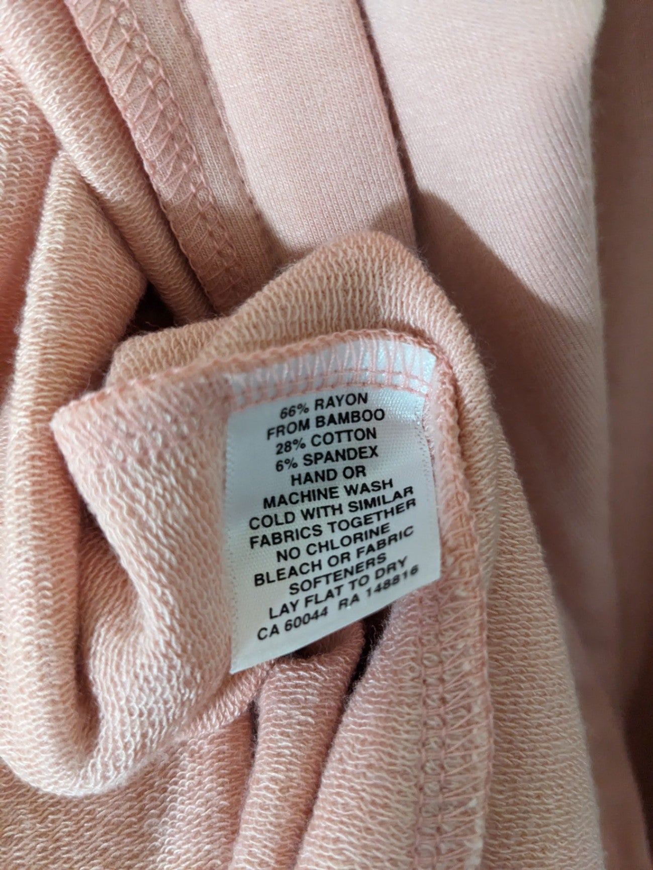 Smash+Tess pink sweatshirt jumpsuit - Medium (Minor Flaw)