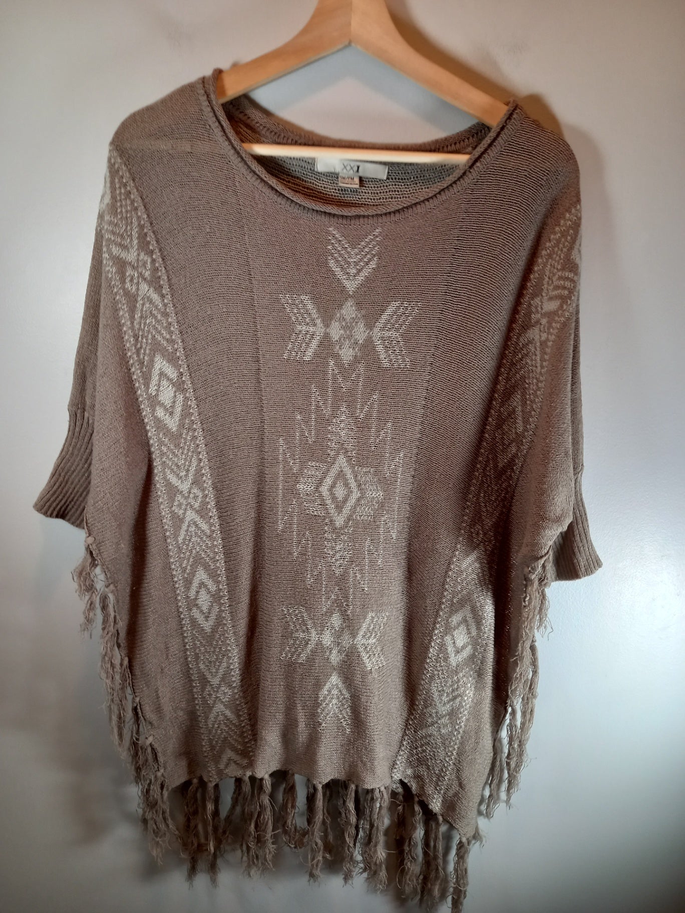 XXI Poncho Style Pullover - Small