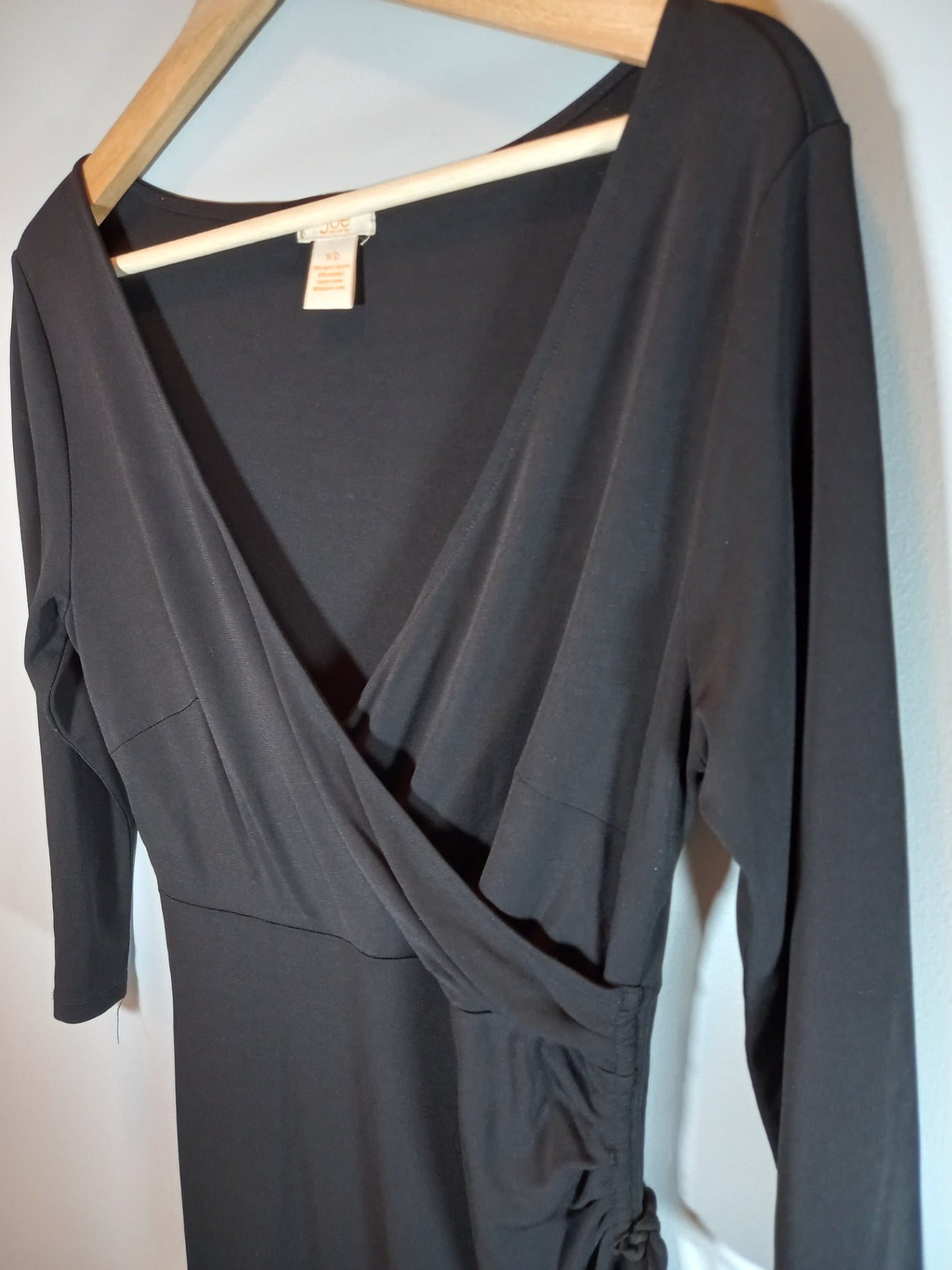 Joe Fresh black 3/4 sleeve dress - Small