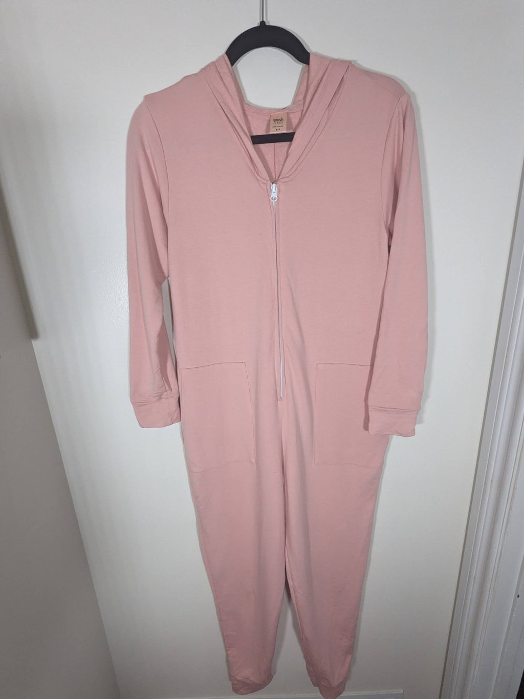 Smash+Tess pink sweatshirt jumpsuit - Medium (Minor Flaw)