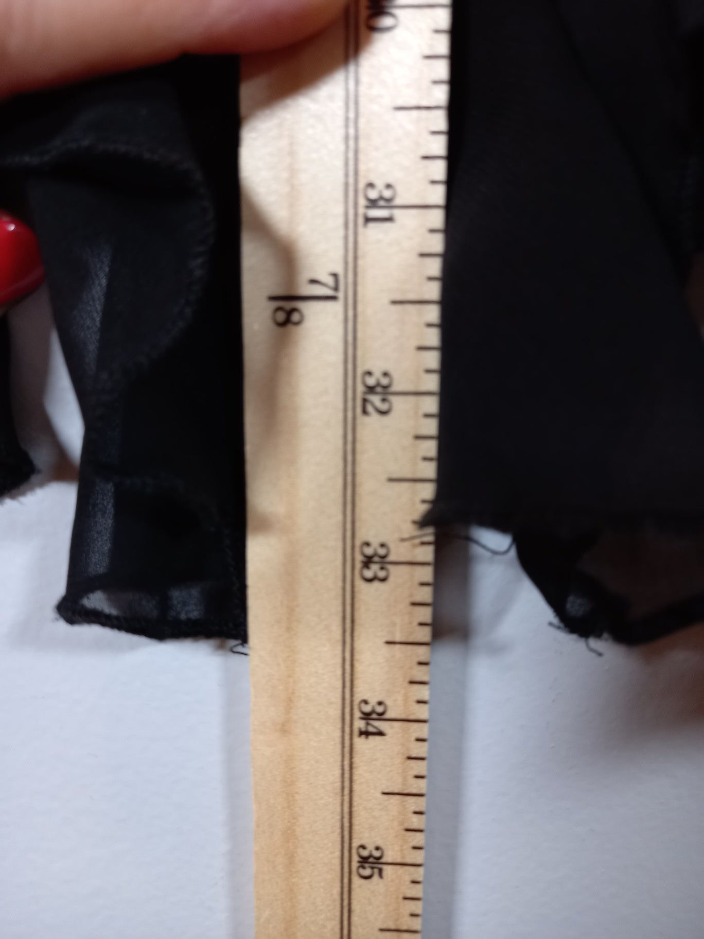 Spicy Sugar black ruffle dress - Small (Minor flaw)
