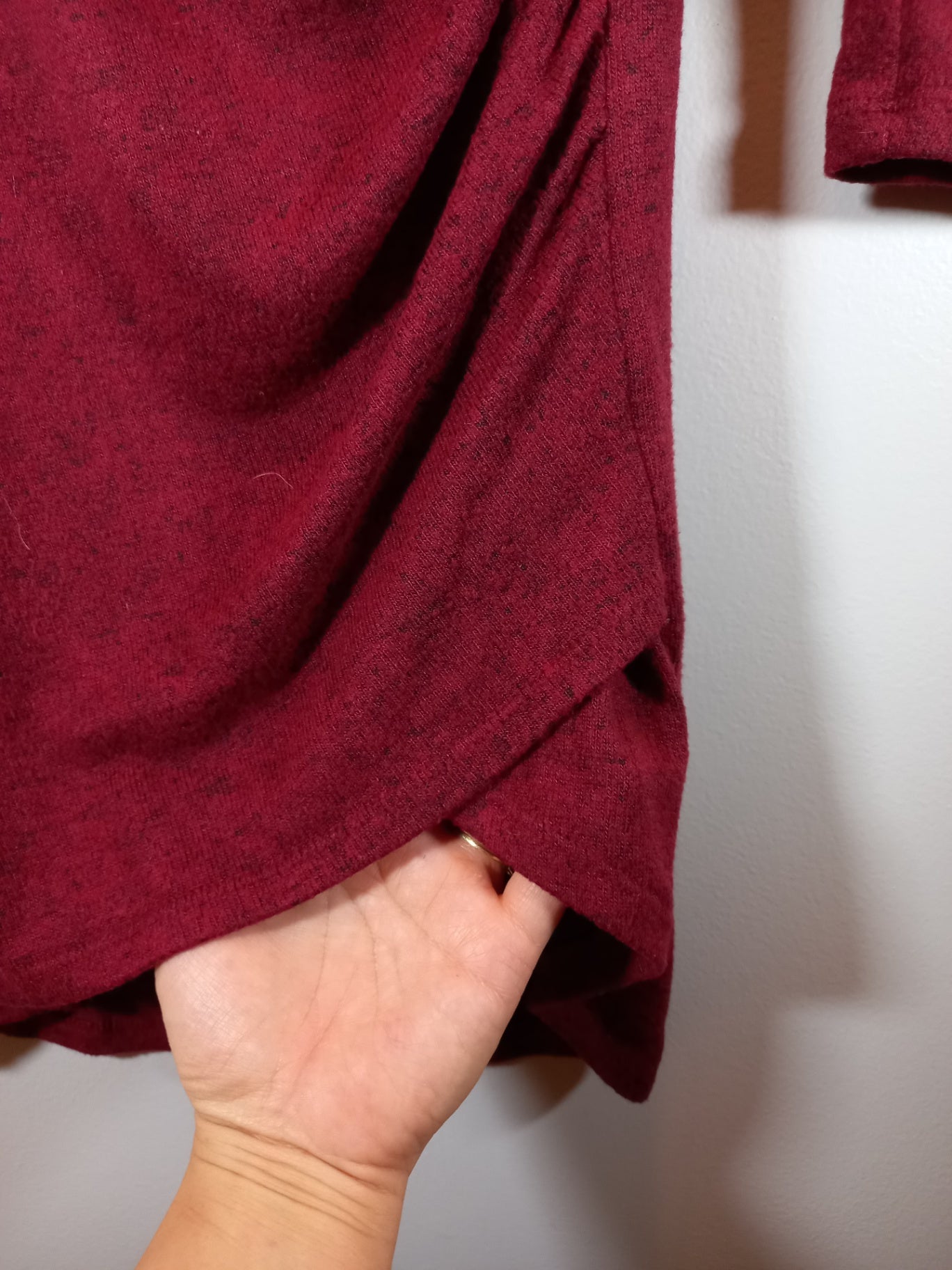 No label maroon dress - Medium