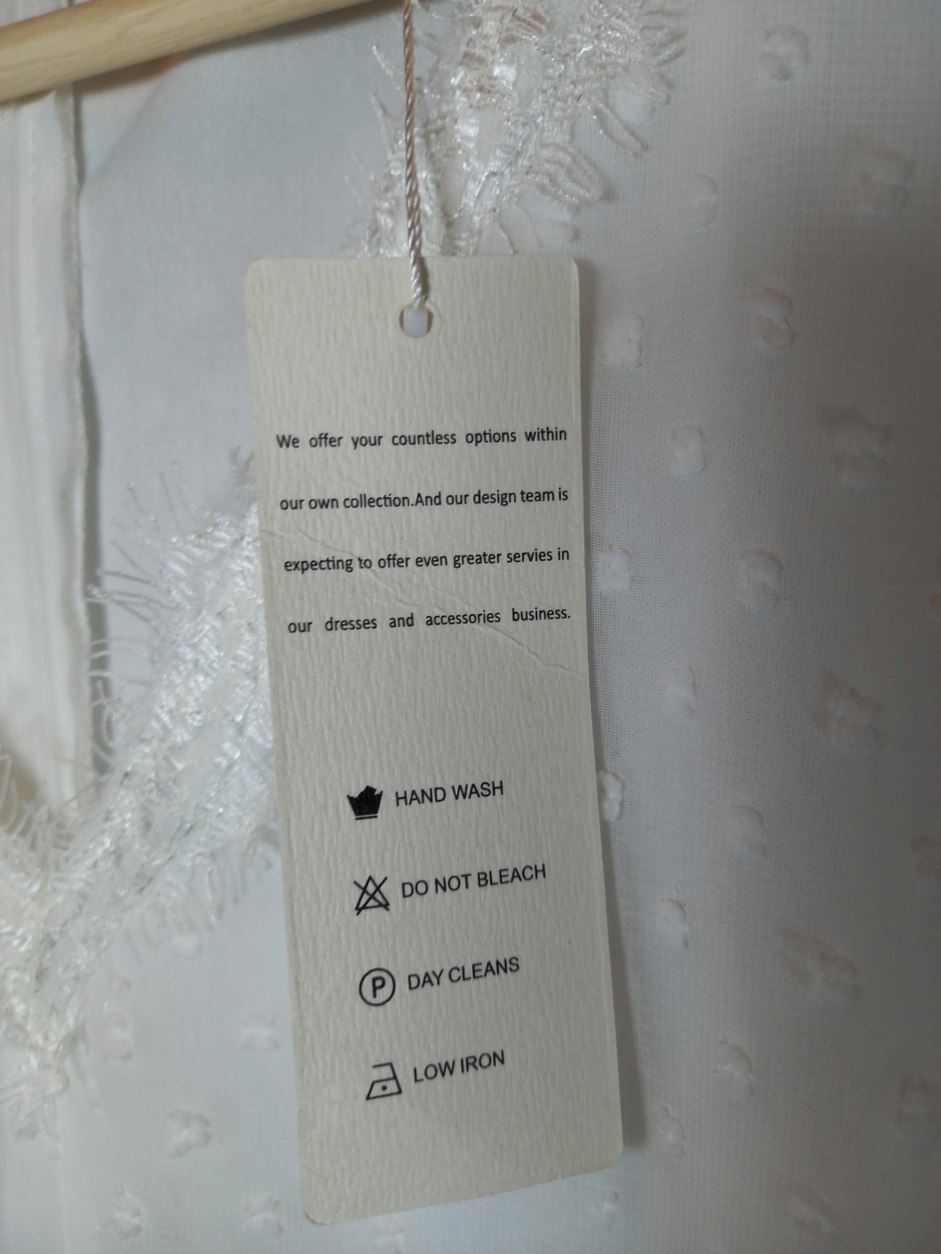 NWT Jasambac white long sleeve dress - XL