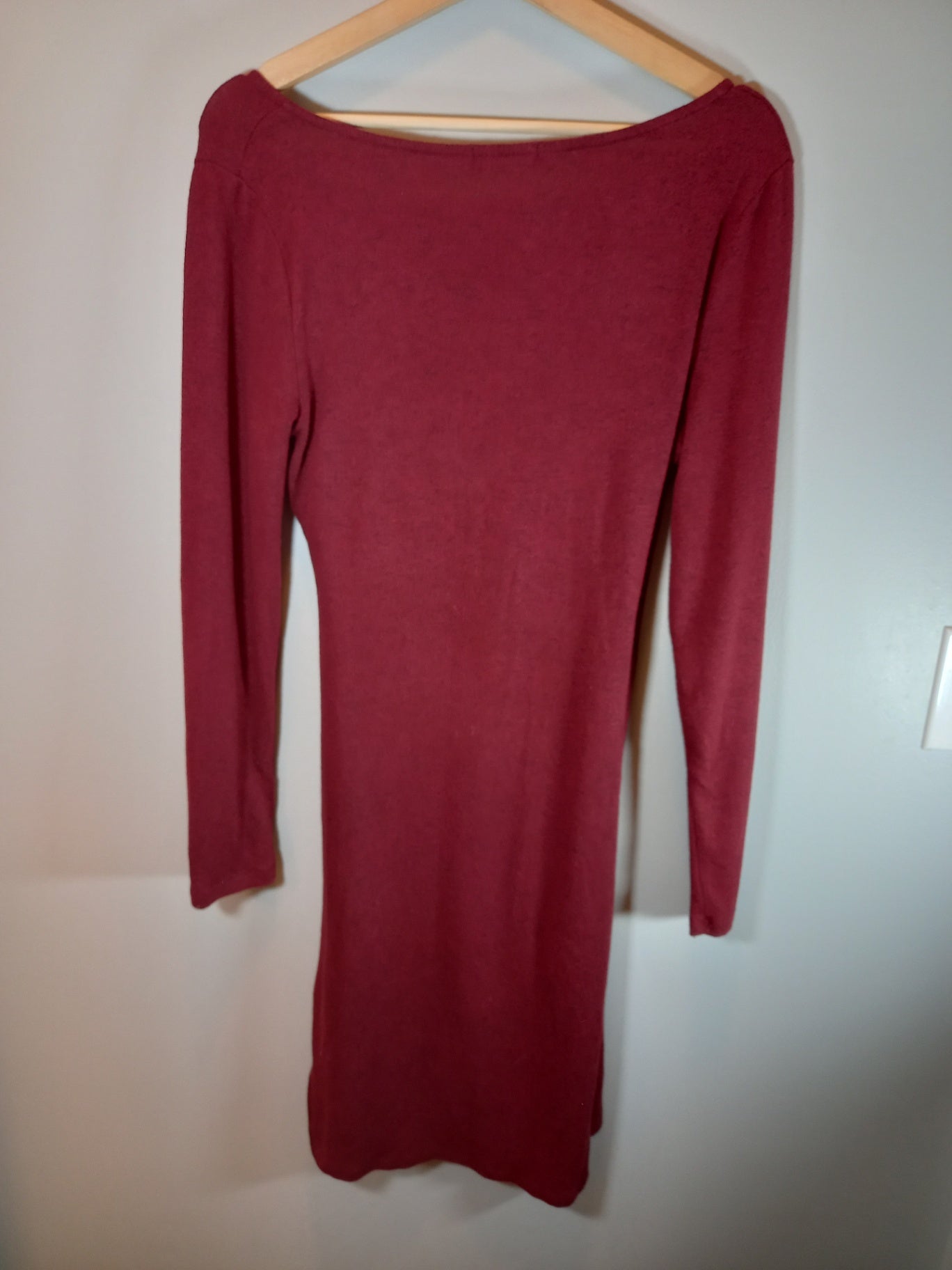 No label maroon dress - Medium
